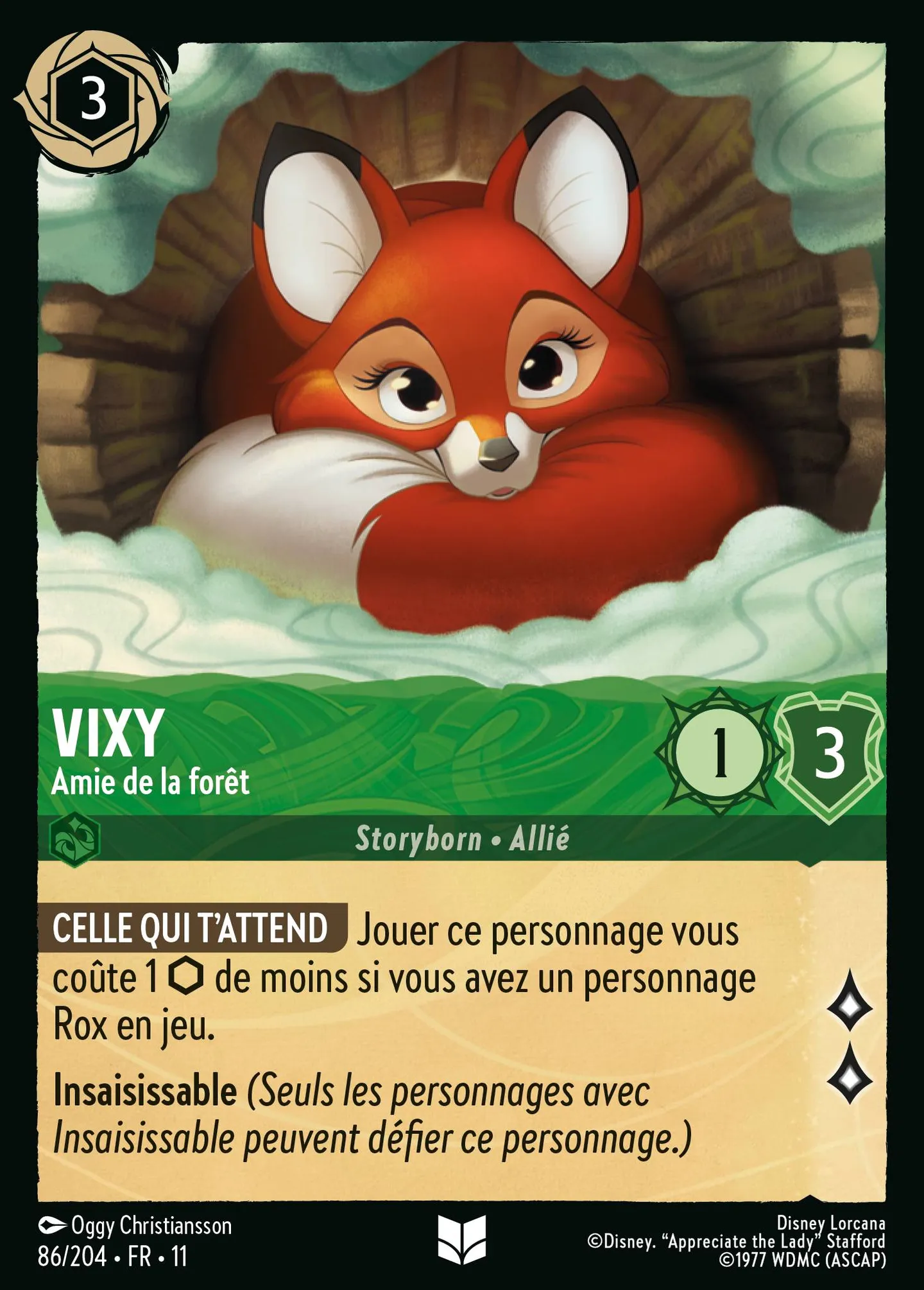 Vixy - Amie de la forêt — Winterspell — Lorcana