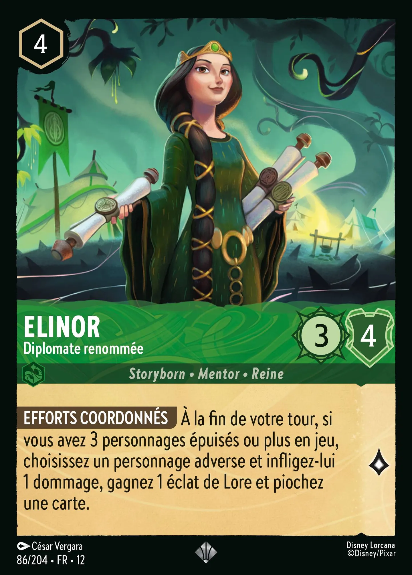 Elinor - Diplomate renommée — Wilds Unknown — Lorcana