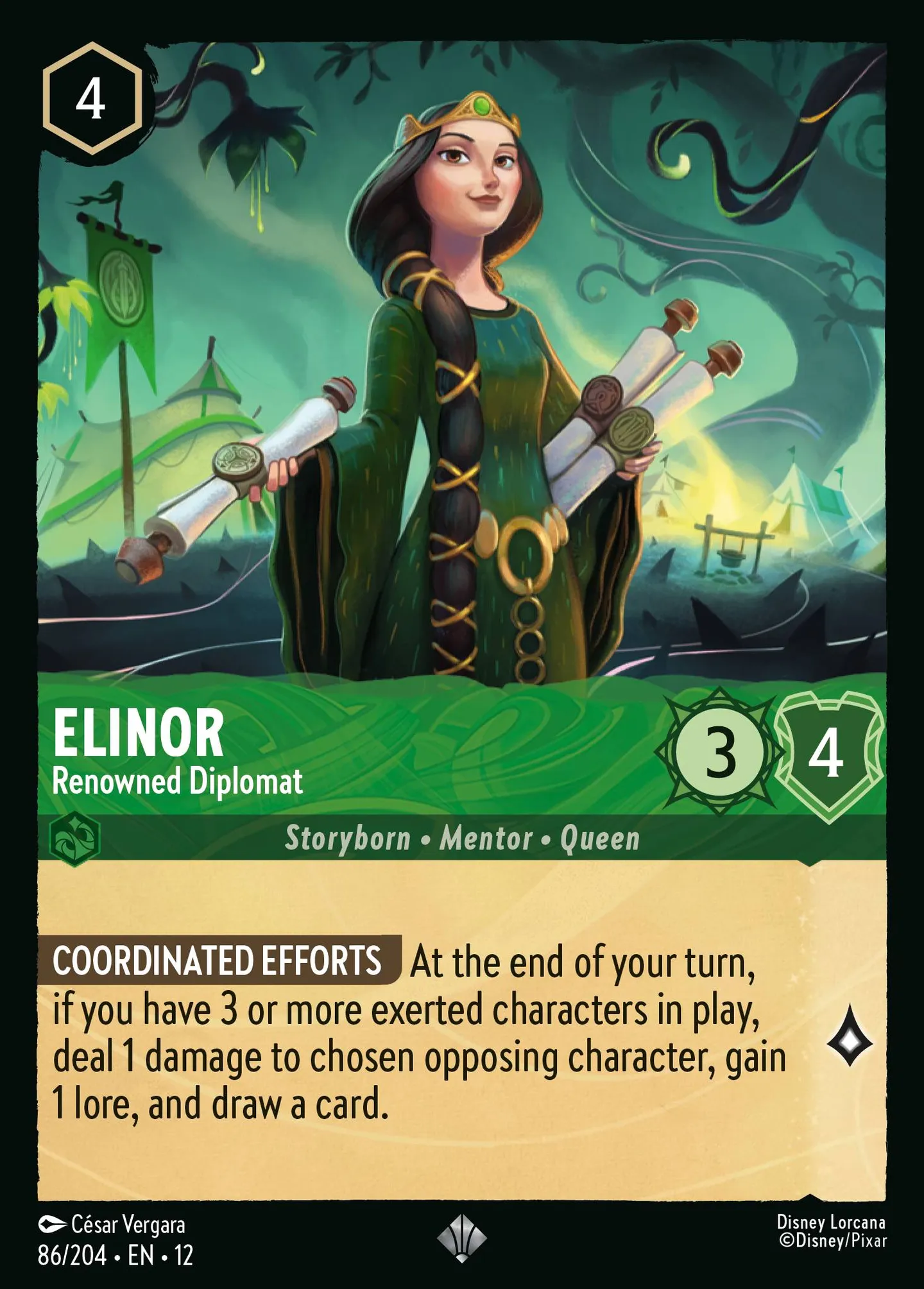 Elinor - Renowned Diplomat — Wilds Unknown — Lorcana