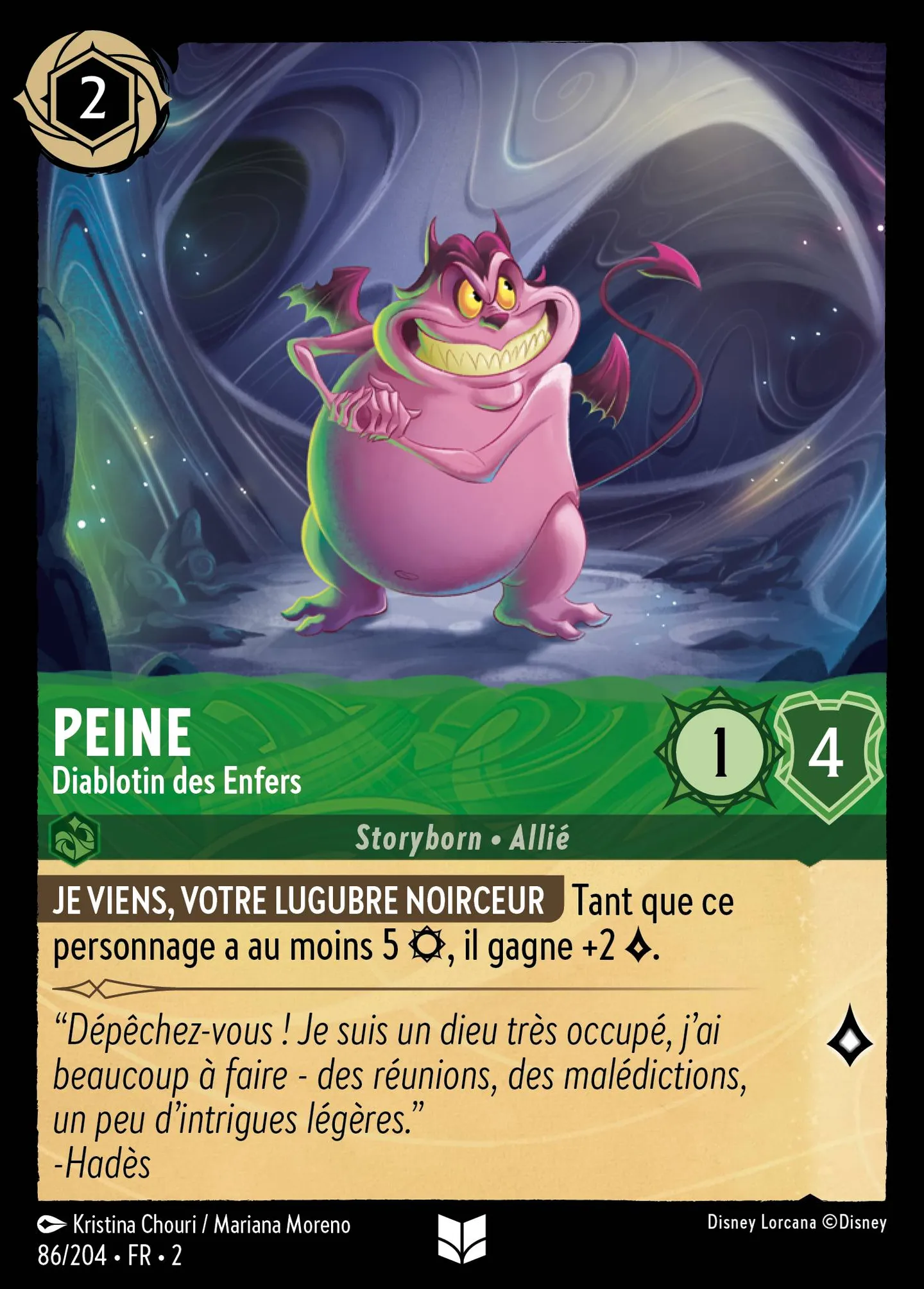 Peine - Diablotin des Enfers — Rise of the Floodborn — Lorcana