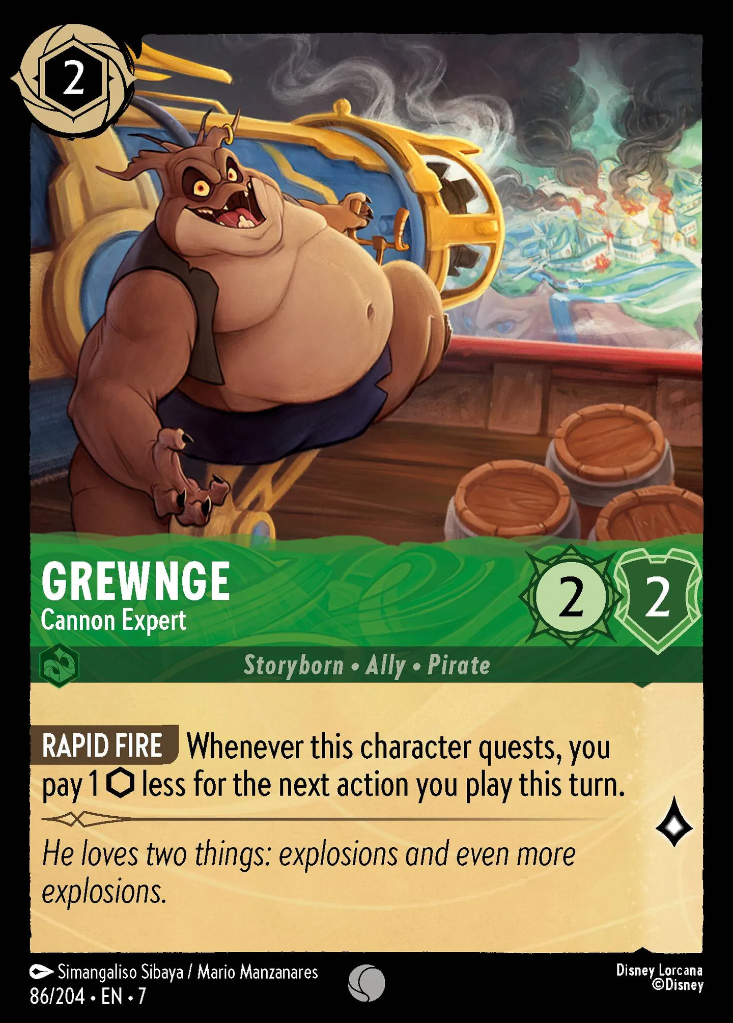 Grewnge - Cannon Expert — Archazia's Island — Lorcana
