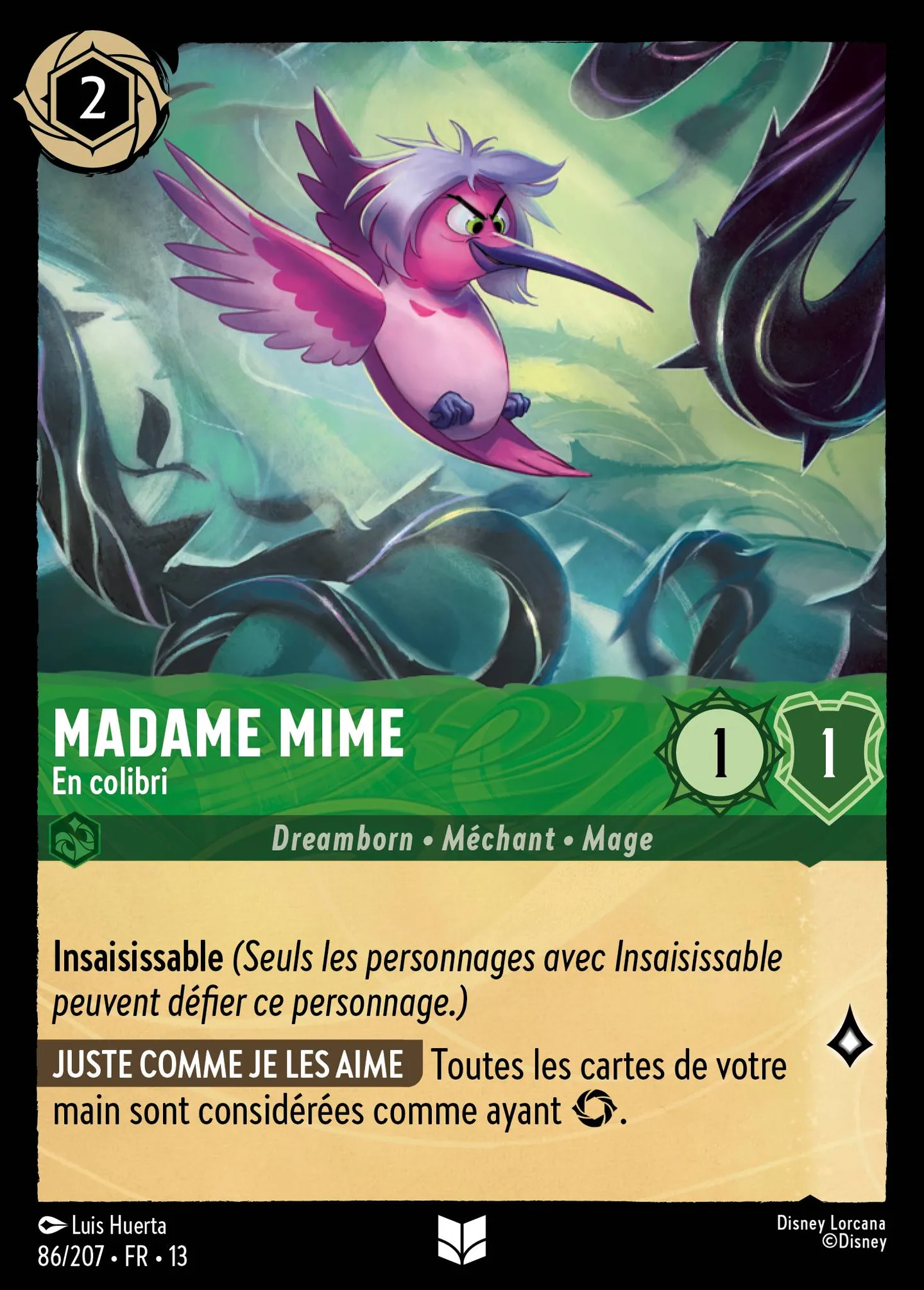 Madame Mime - En colibri — Attack of the Vine! — Lorcana