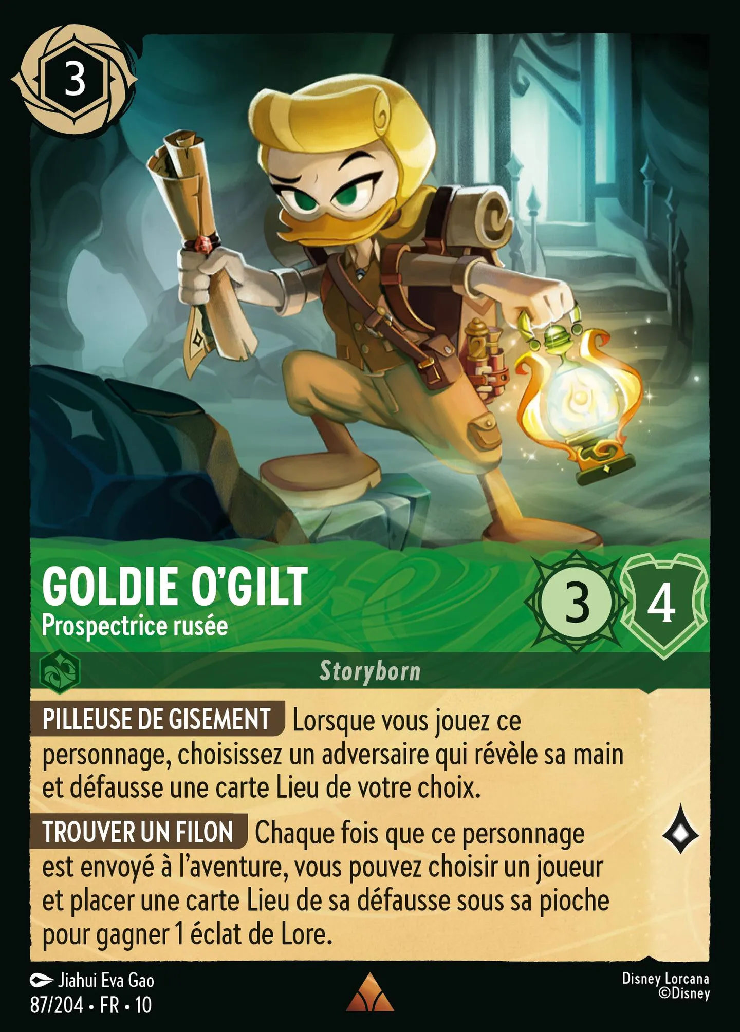 Goldie O'Gilt - Prospectrice rusée — Whispers in the Well — Lorcana