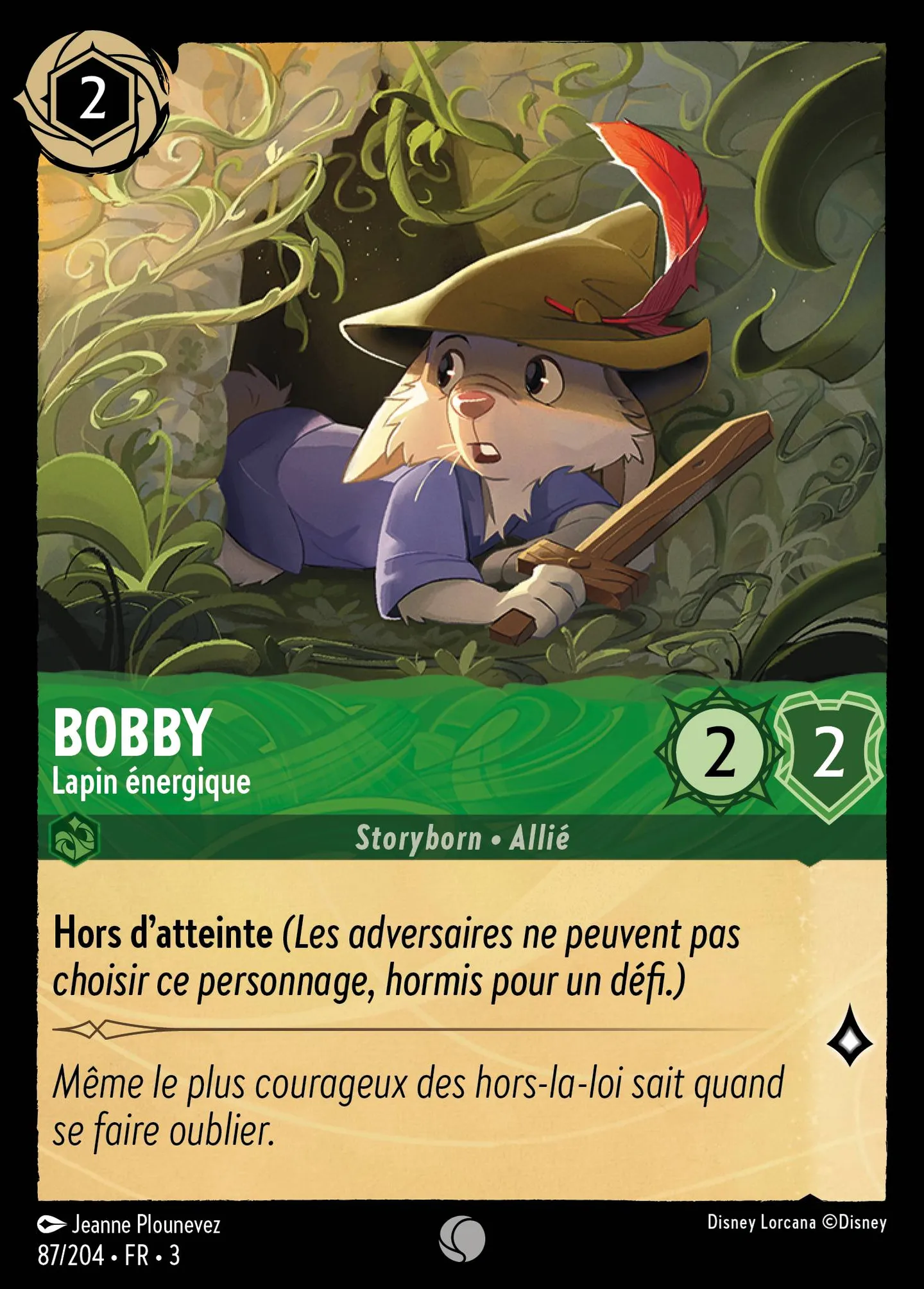 Bobby - Lapin énergique — Into the Inklands — Lorcana