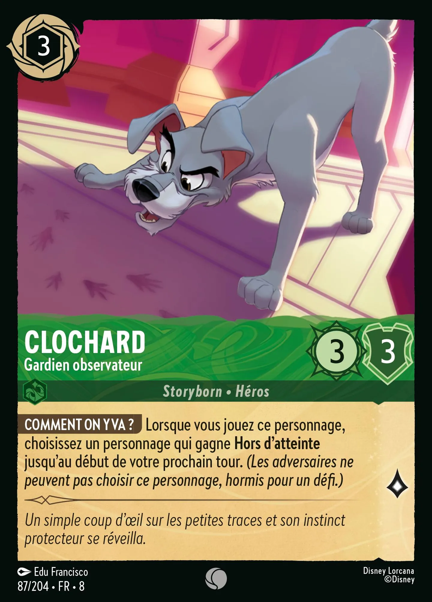 Clochard - Gardien observateur — The Reign of Jafar — Lorcana
