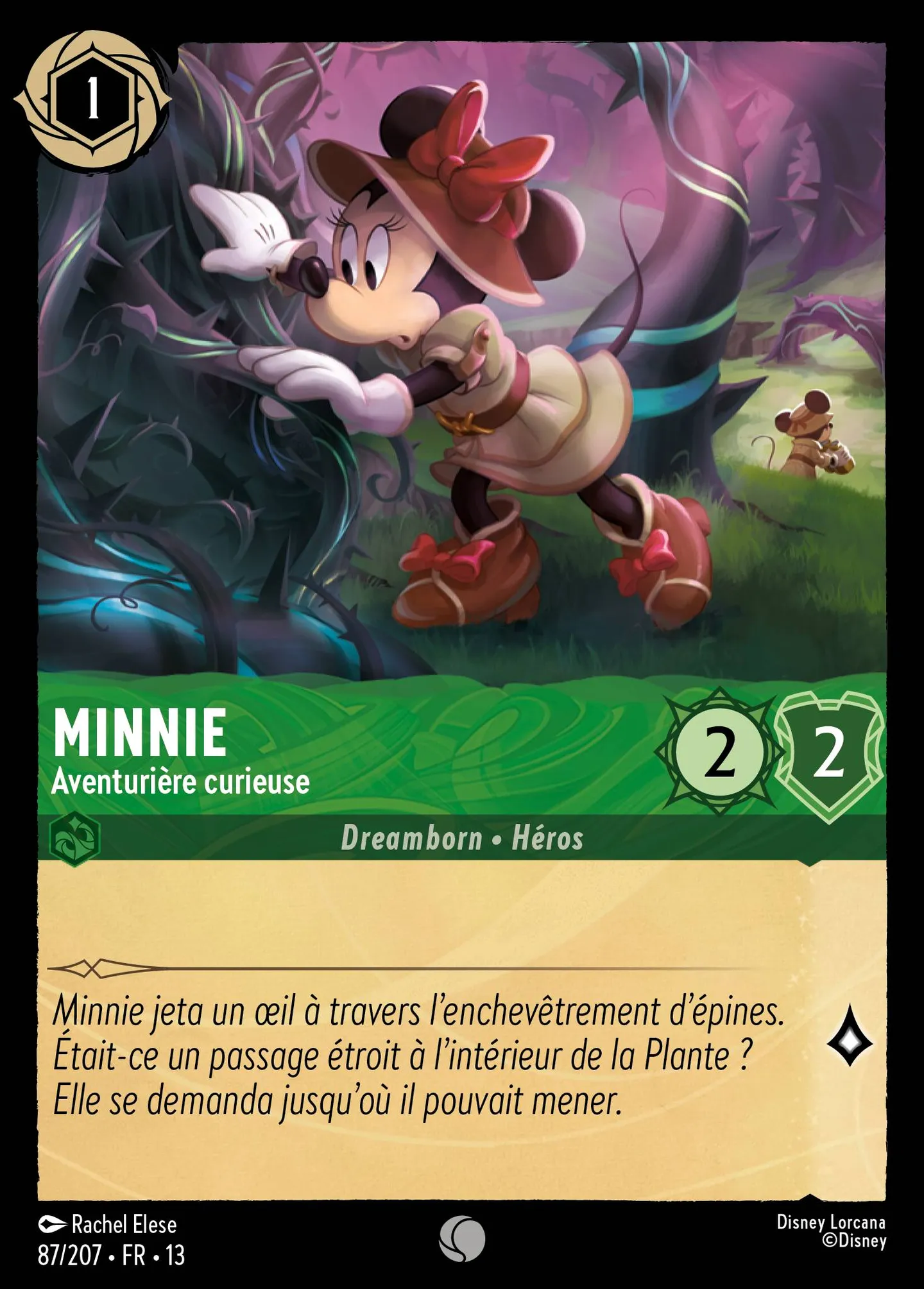 Minnie - Aventurière curieuse — Attack of the Vine! — Lorcana