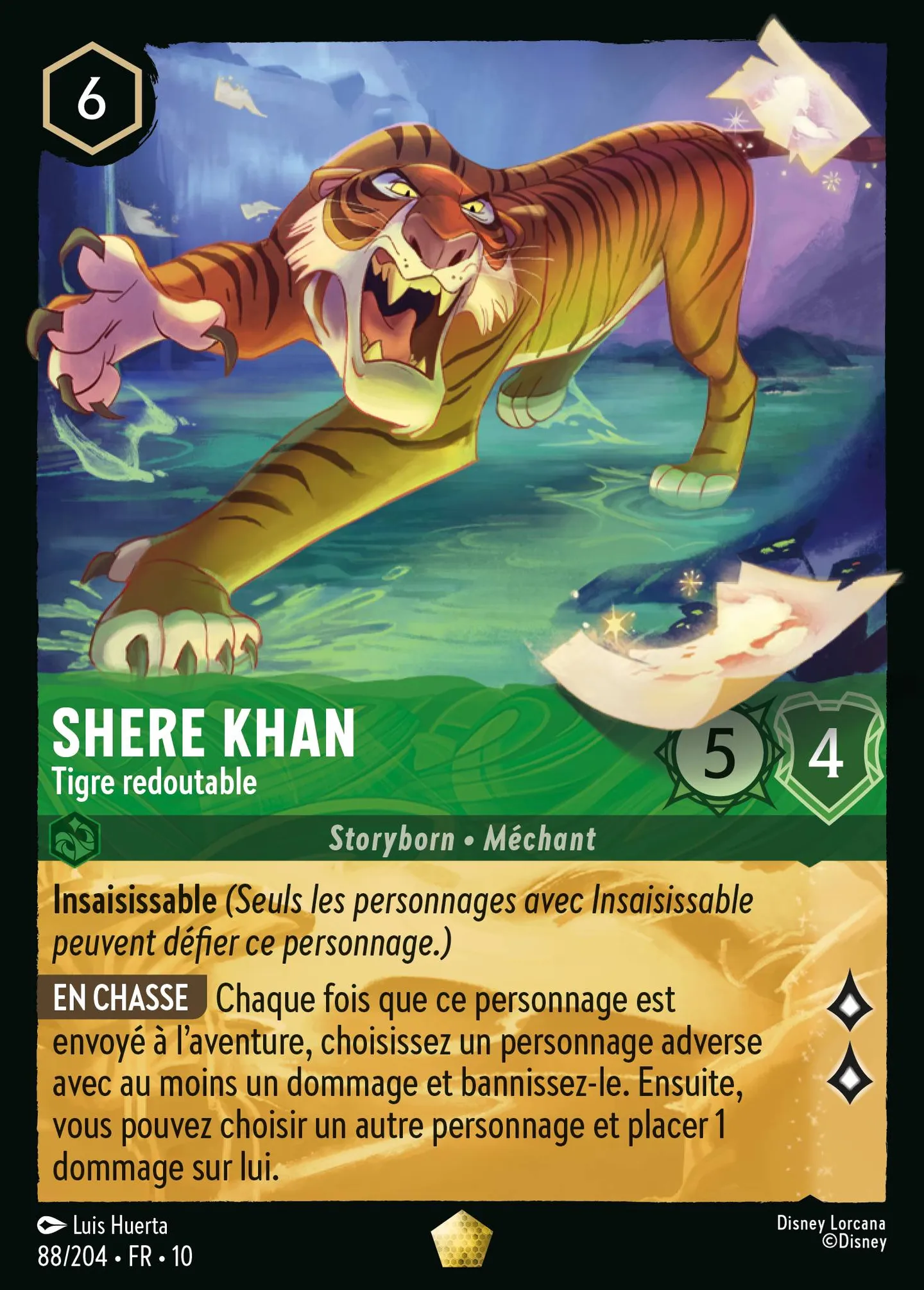 Shere Khan - Tigre redoutable — Whispers in the Well — Lorcana