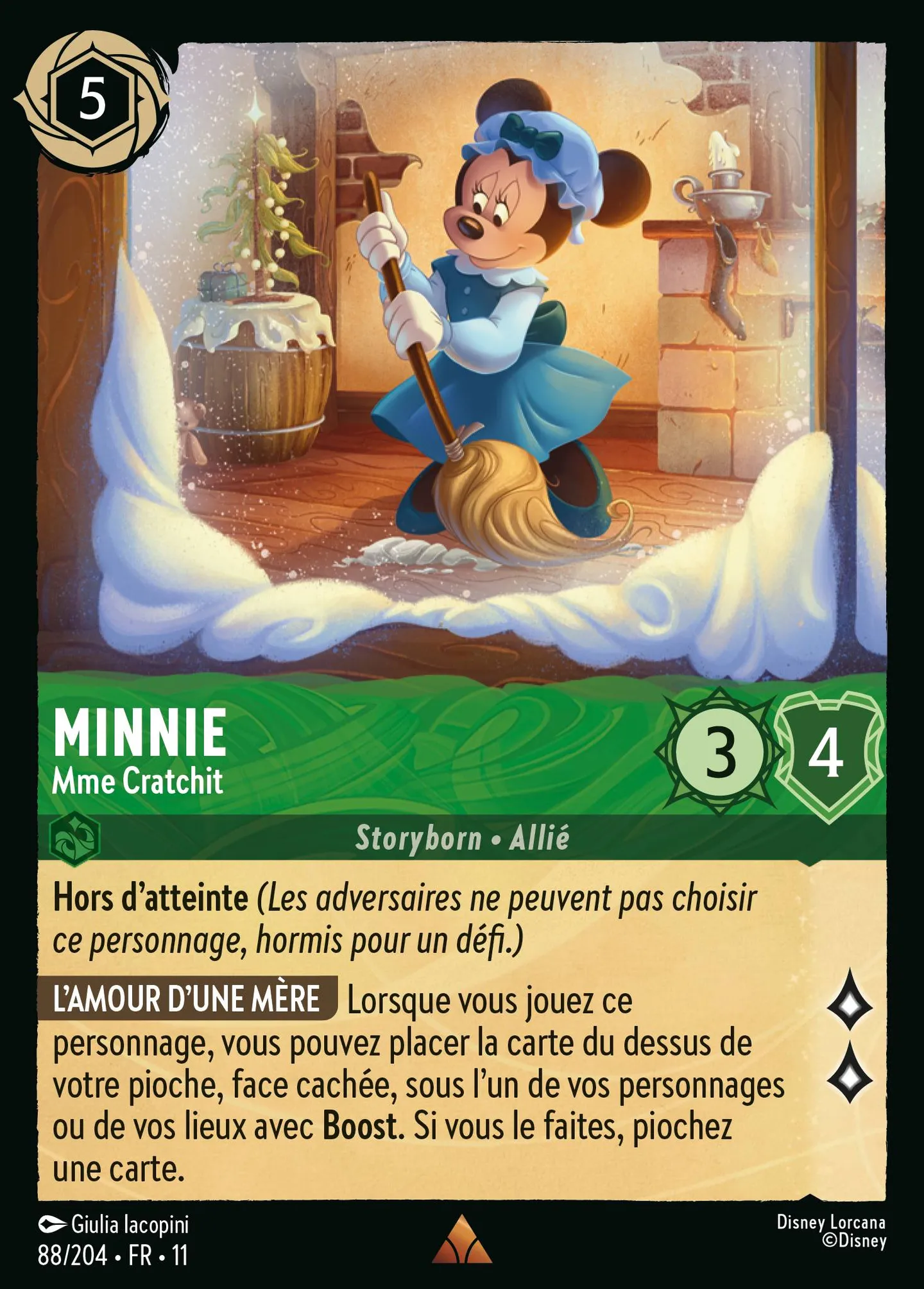 Minnie - Mme Cratchit — Winterspell — Lorcana