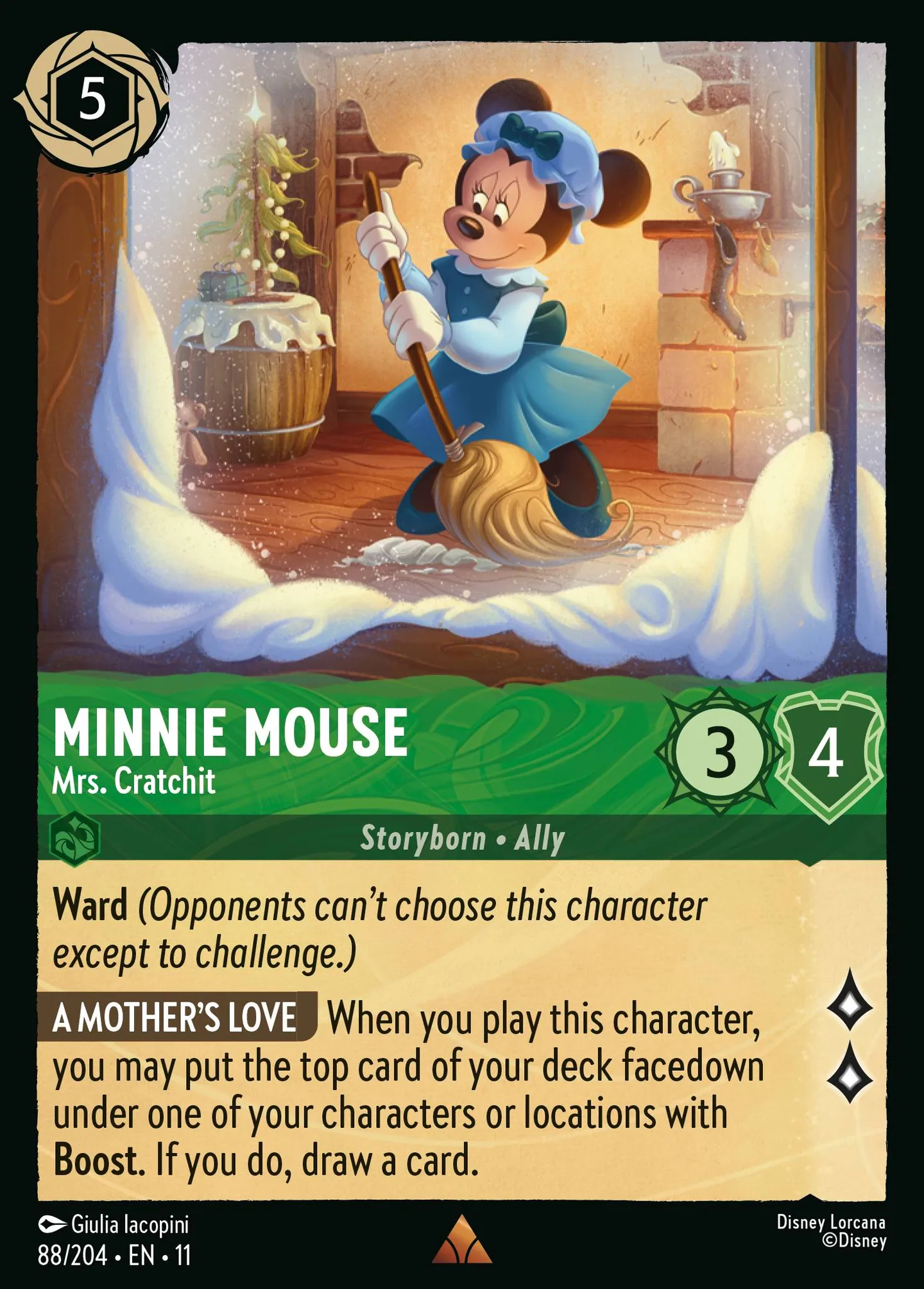Minnie Mouse - Mrs. Cratchit — Winterspell — Lorcana