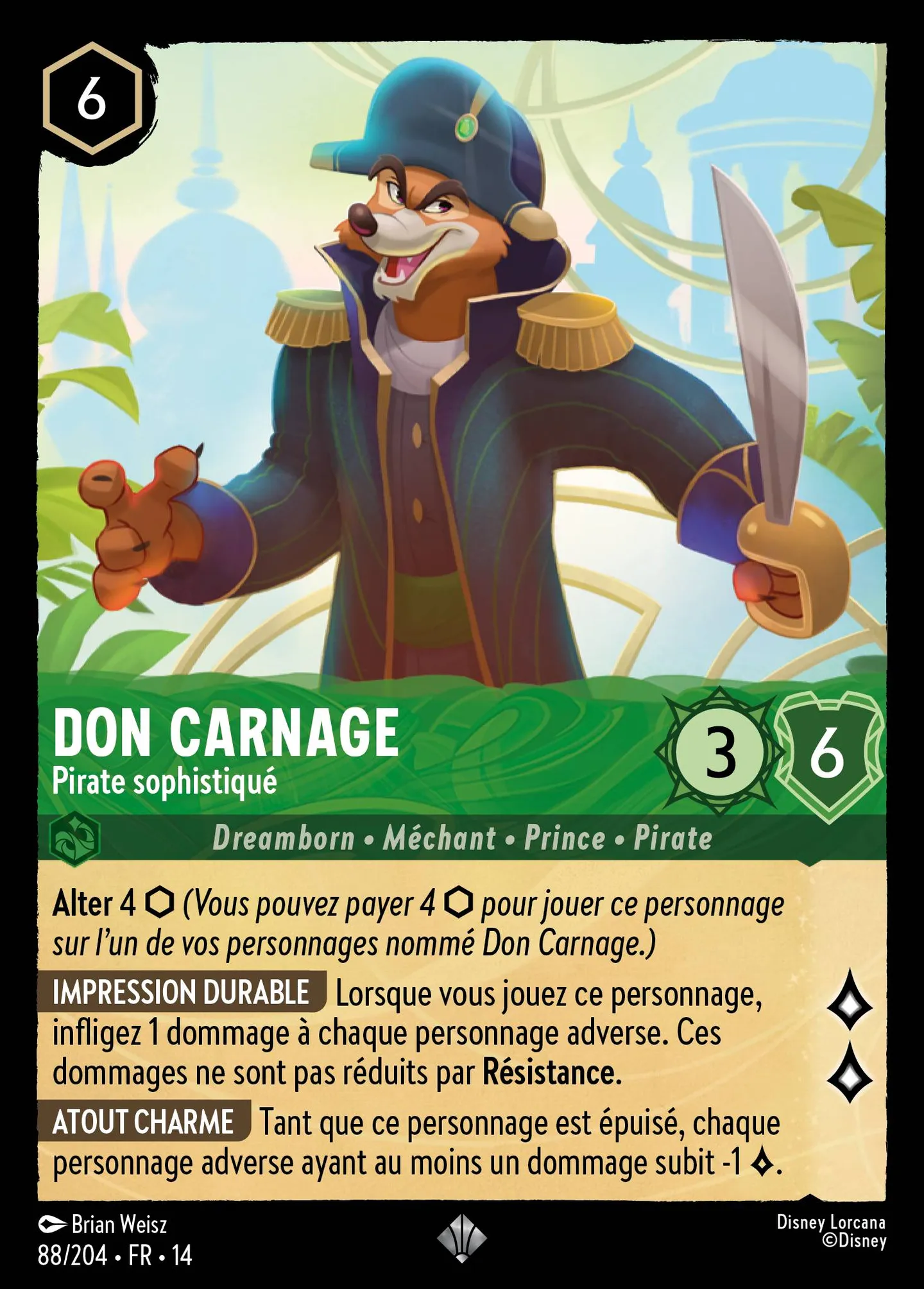 Don Carnage - Pirate sophistiqué — Hyperia City — Lorcana