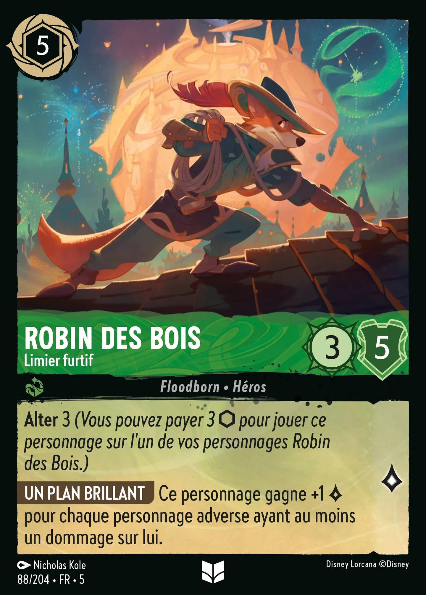 Robin des Bois - Limier furtif — Shimmering Skies — Lorcana
