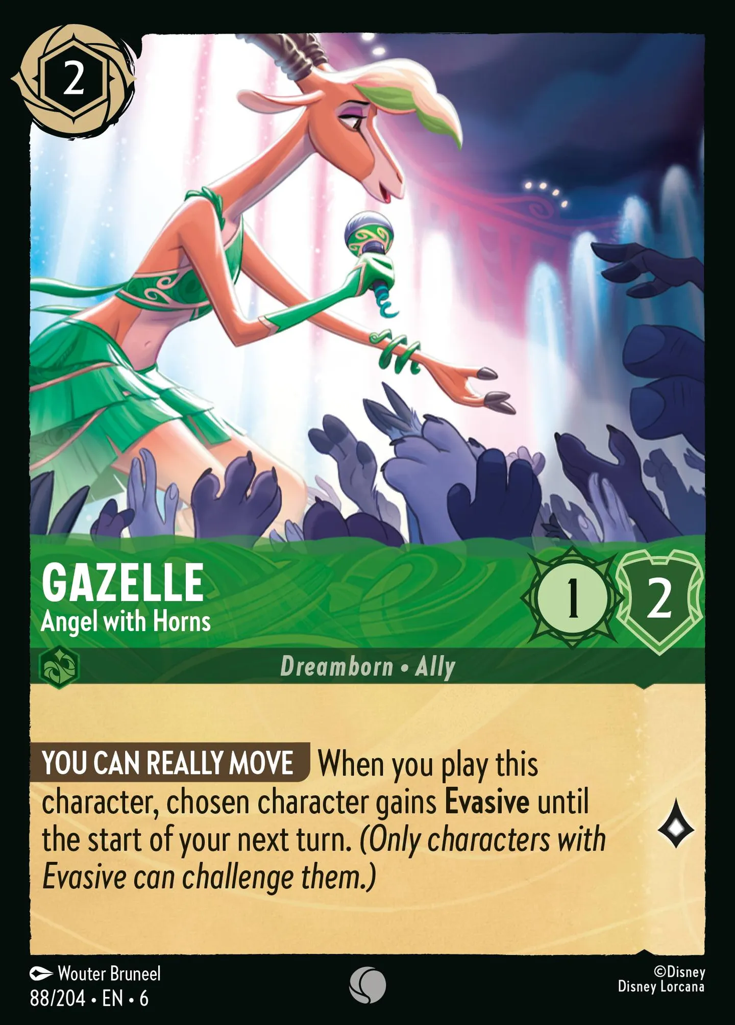 Gazelle - Angel with Horns — Azurite Sea — Lorcana