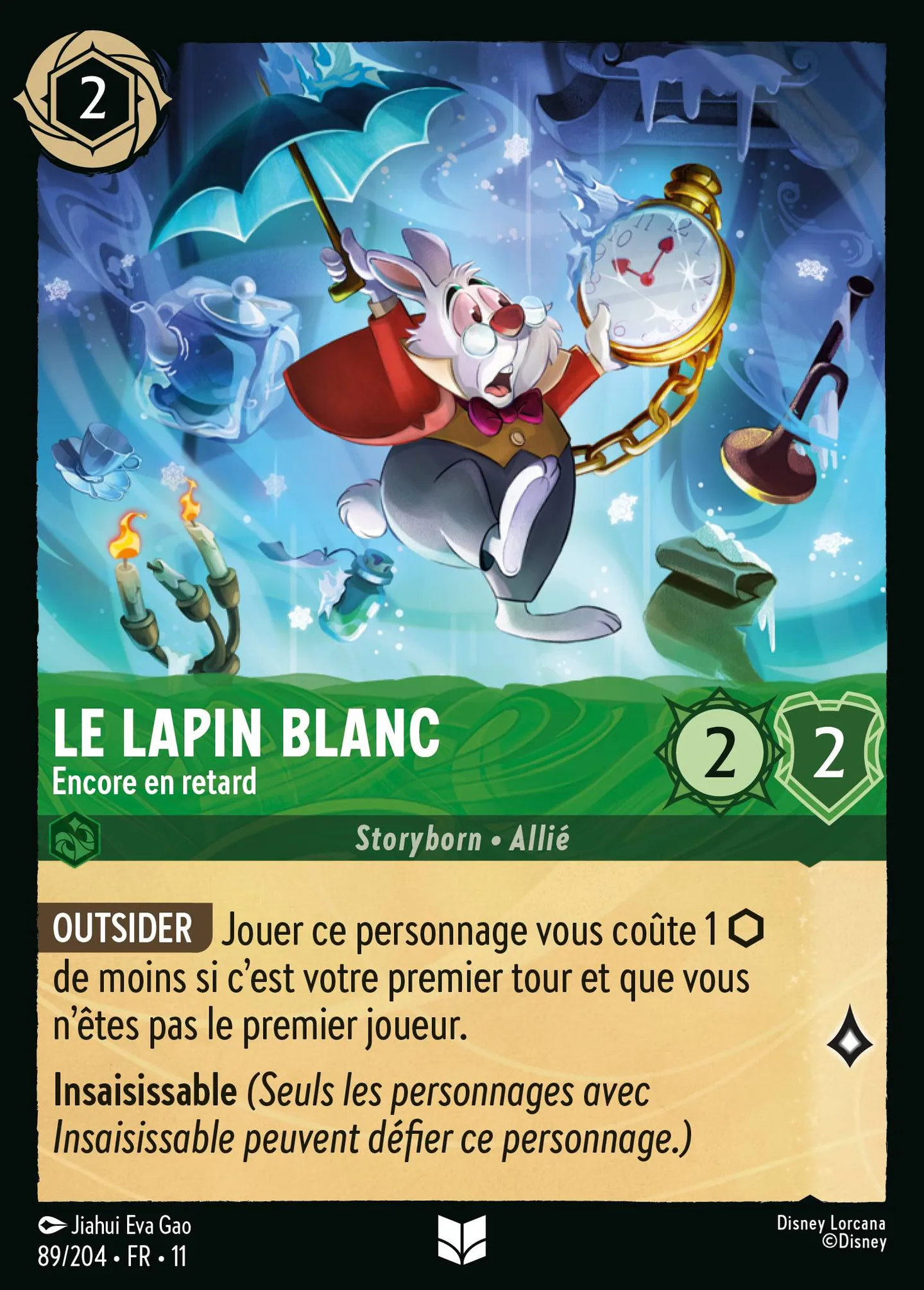 Le lapin blanc - Encore en retard — Winterspell — Lorcana