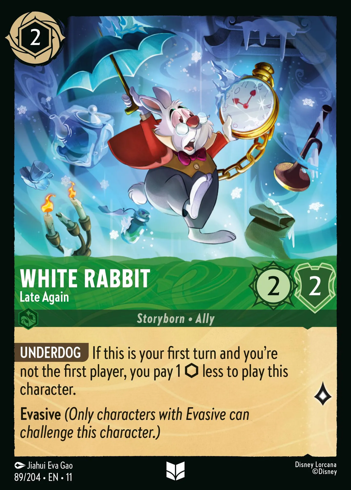 White Rabbit - Late Again — Winterspell — Lorcana