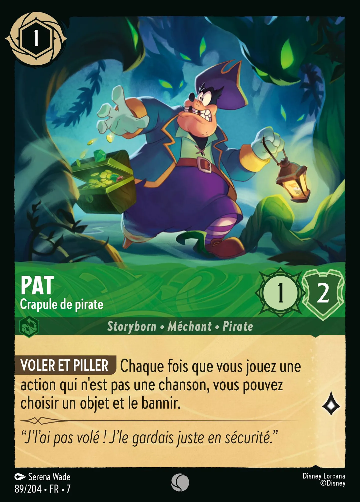 Pat - Crapule de pirate — Archazia's Island — Lorcana