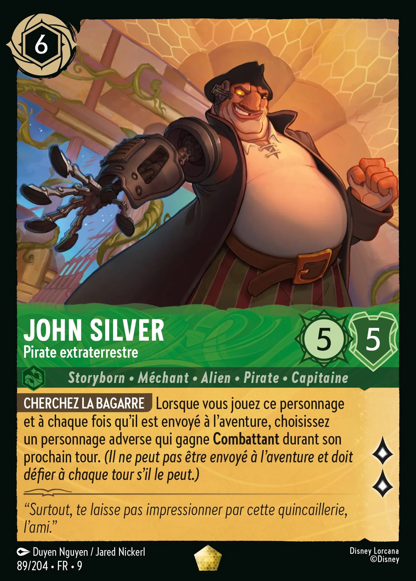 John Silver - Pirate extraterrestre — Fabled — Lorcana