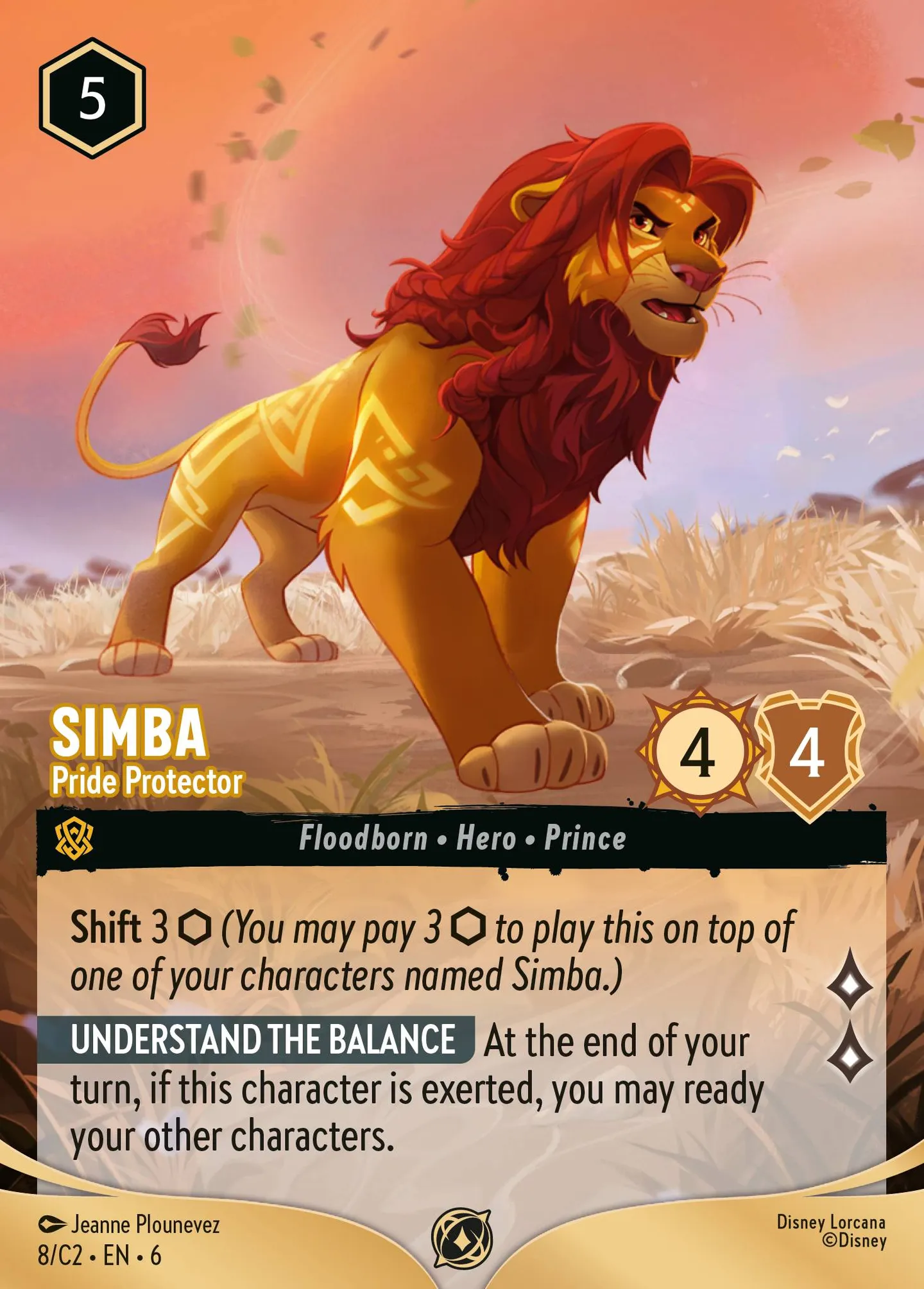 Simba - Protecteur des Lions — Challenge Promos #2 — Lorcana