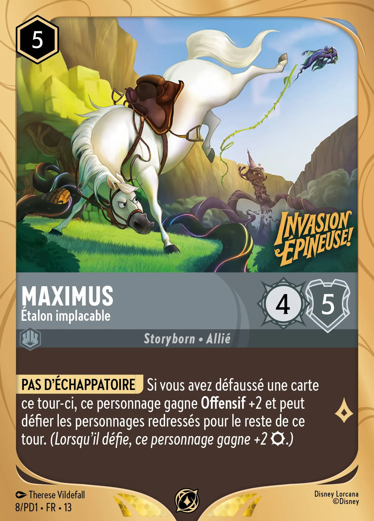 Maximus - Étalon implacable — Prerelease Promos — Lorcana