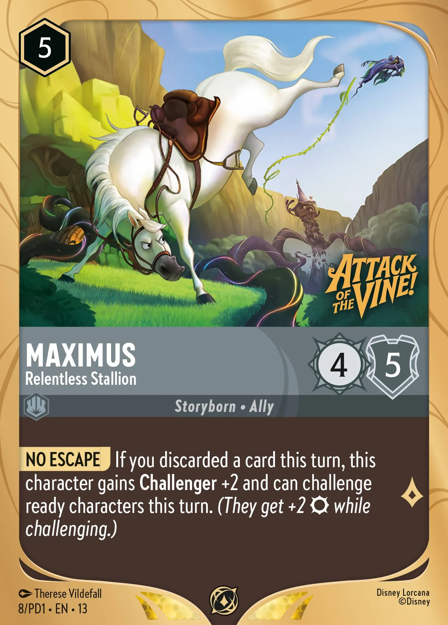 Maximus - Étalon implacable — Prerelease Promos — Lorcana