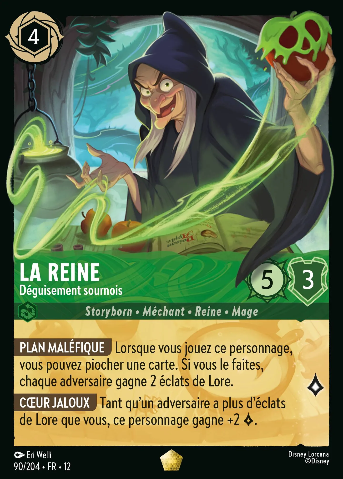 La Reine - Déguisement sournois — Wilds Unknown — Lorcana