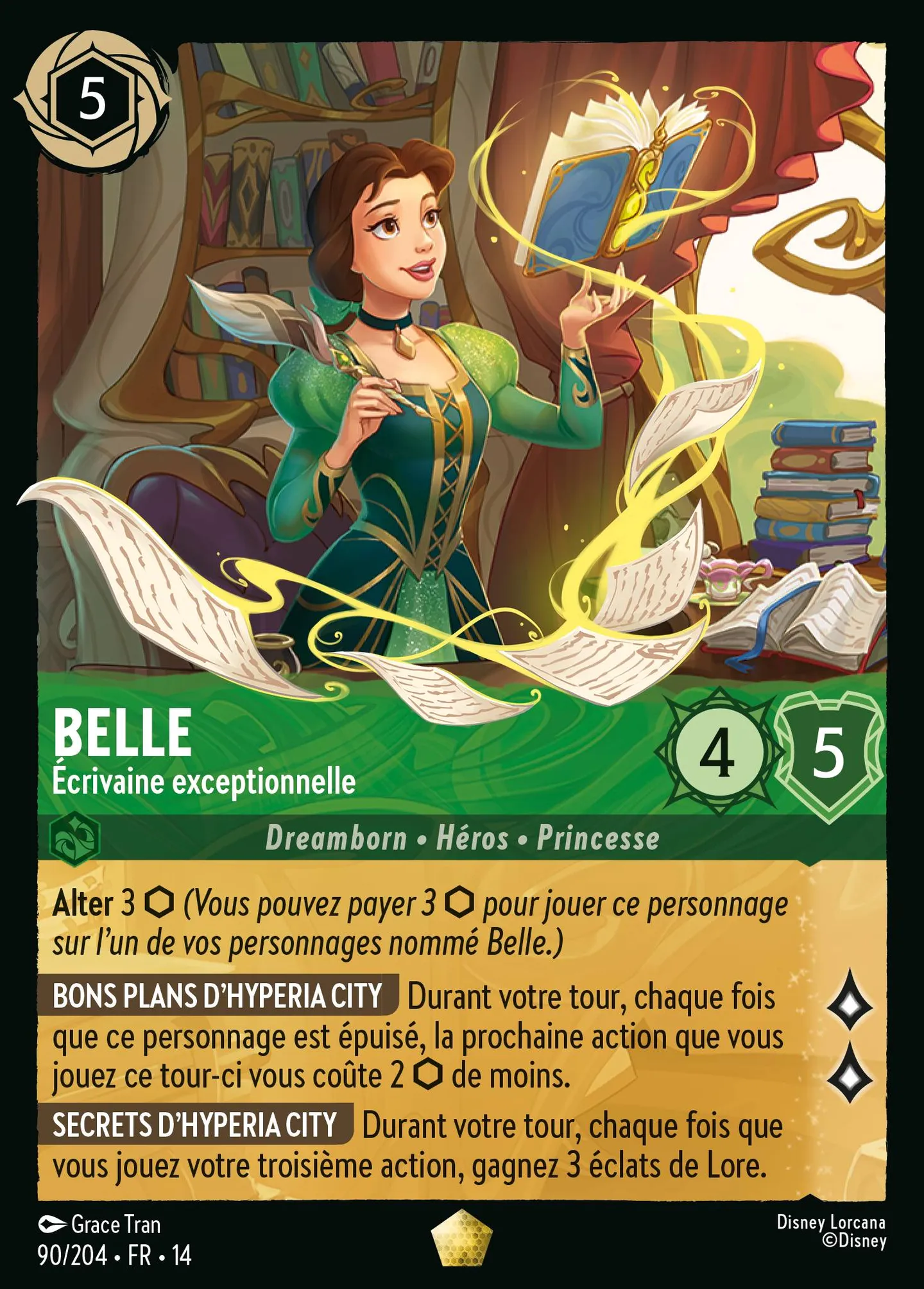 Belle - Écrivaine exceptionnelle — Hyperia City — Lorcana