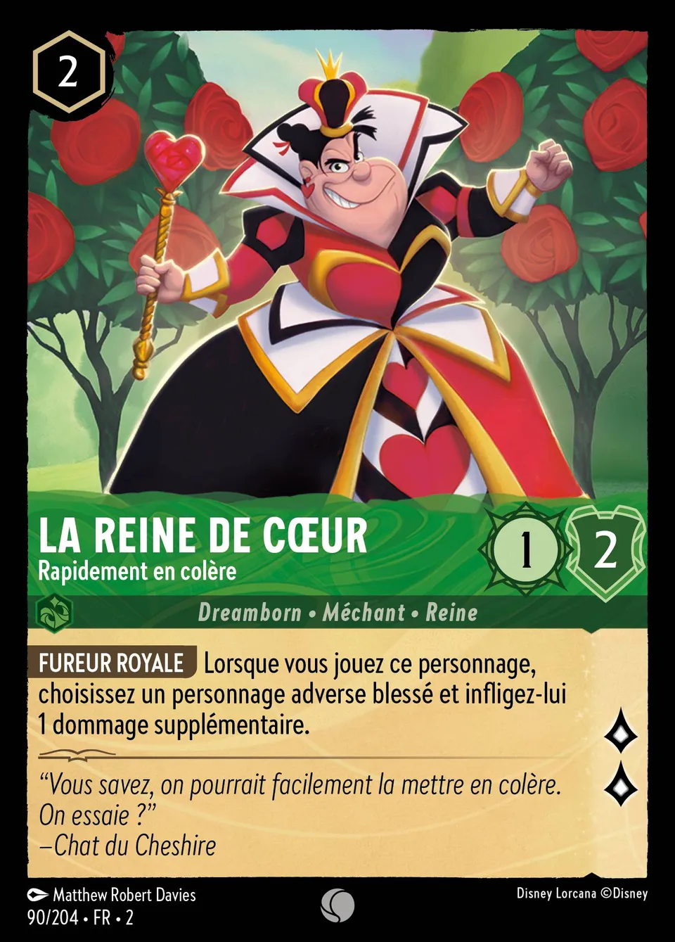 La Reine de Cœur - Rapidement en colère from Rise of the Floodborn - Lorcana