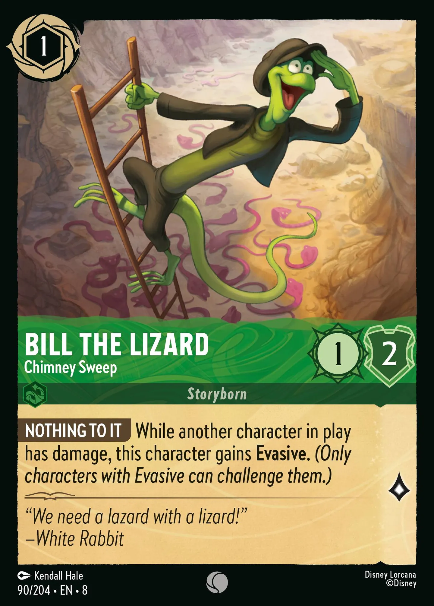 Bill the Lizard - Chimney Sweep — The Reign of Jafar — Lorcana