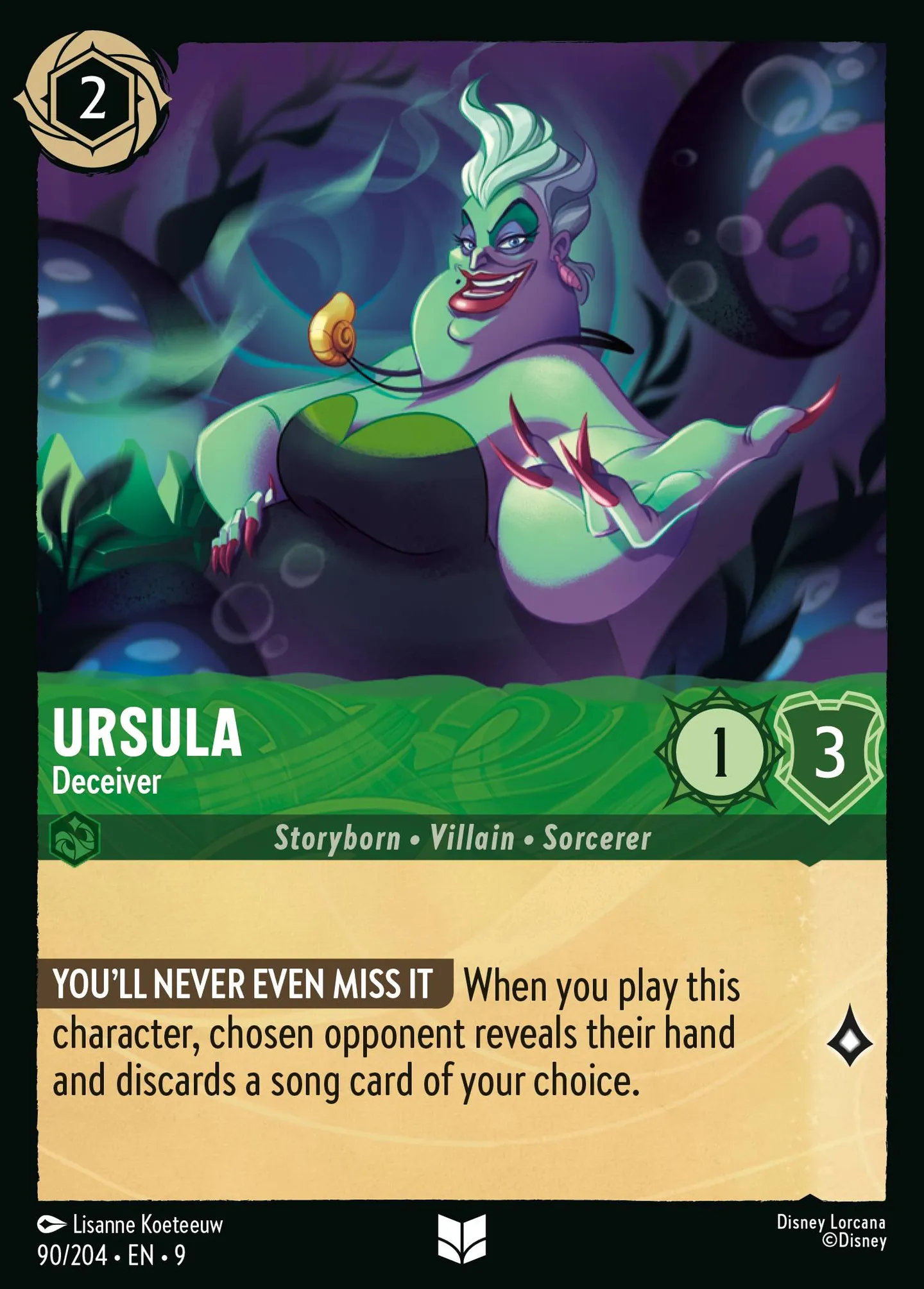 Ursula - Deceiver — Fabled — Lorcana
