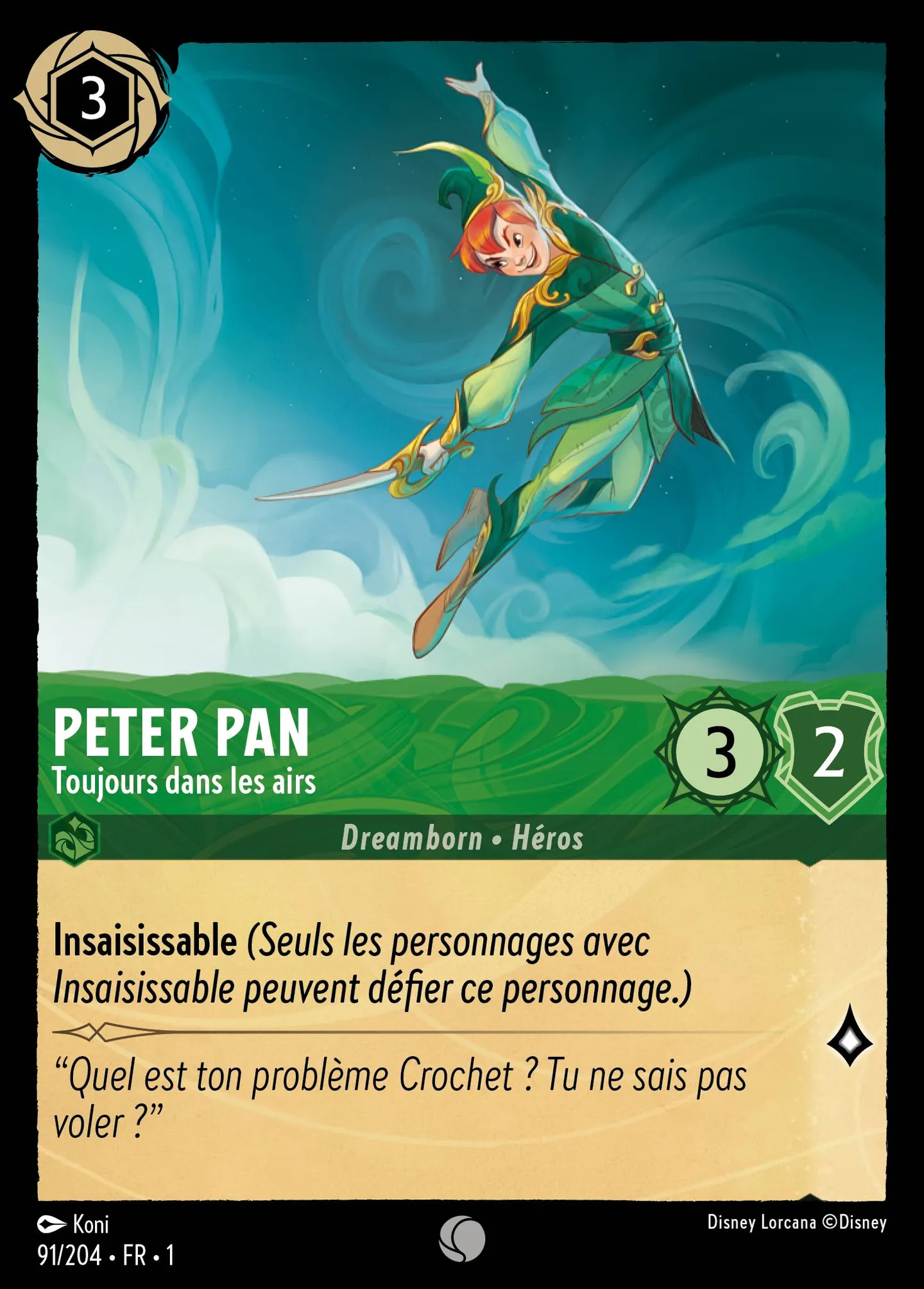 Peter Pan - Toujours dans les airs — The First Chapter — Lorcana