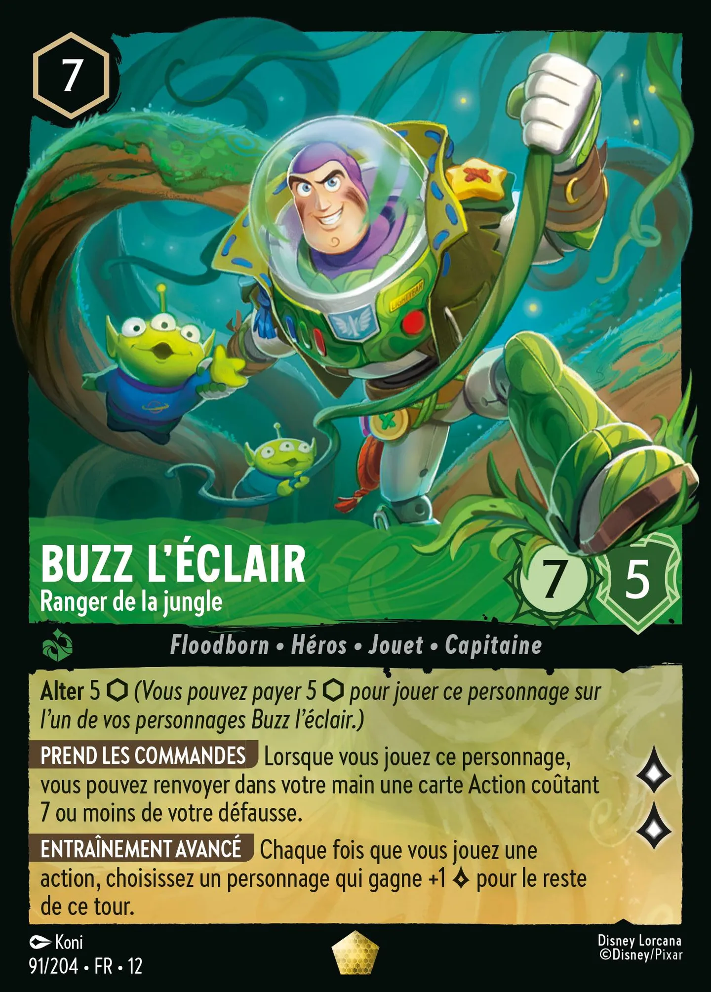 Buzz l'Éclair - Ranger de la jungle — Wilds Unknown — Lorcana