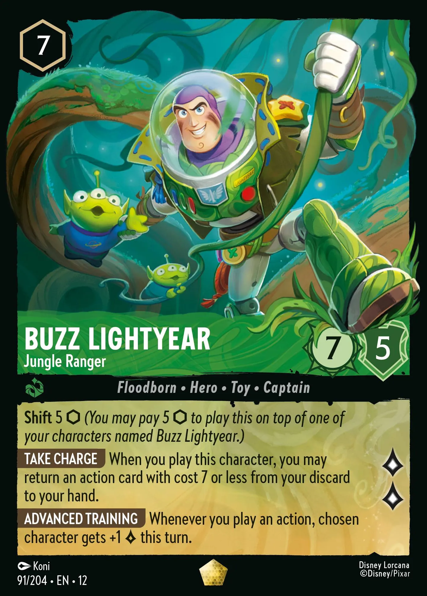Buzz Lightyear - Jungle Ranger — Wilds Unknown — Lorcana