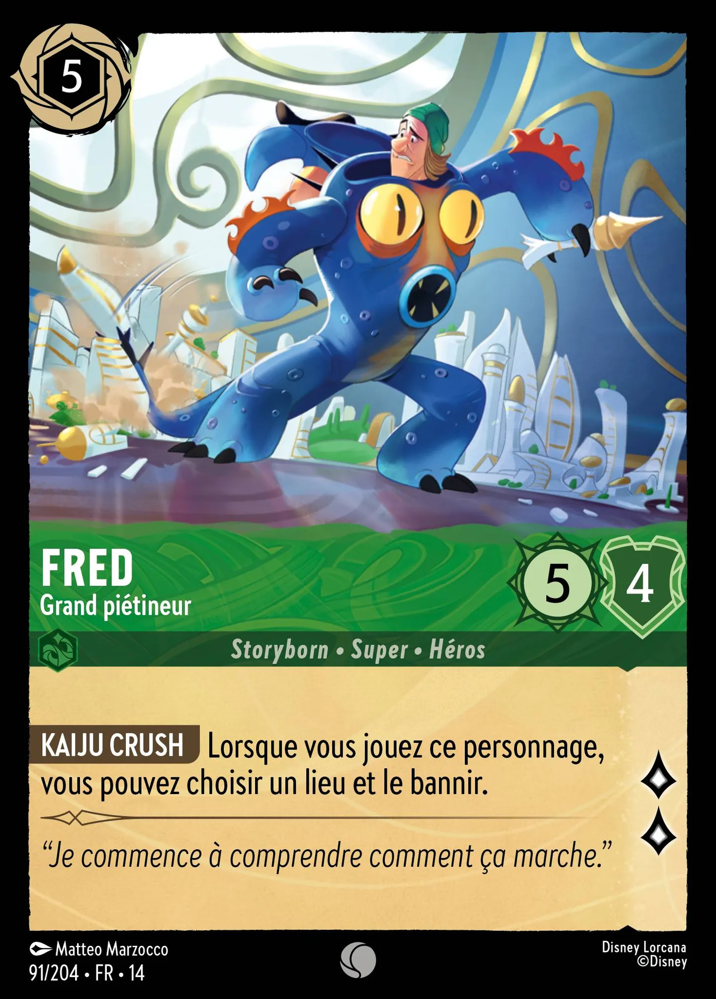 Fred - Grand piétineur — Hyperia City — Lorcana