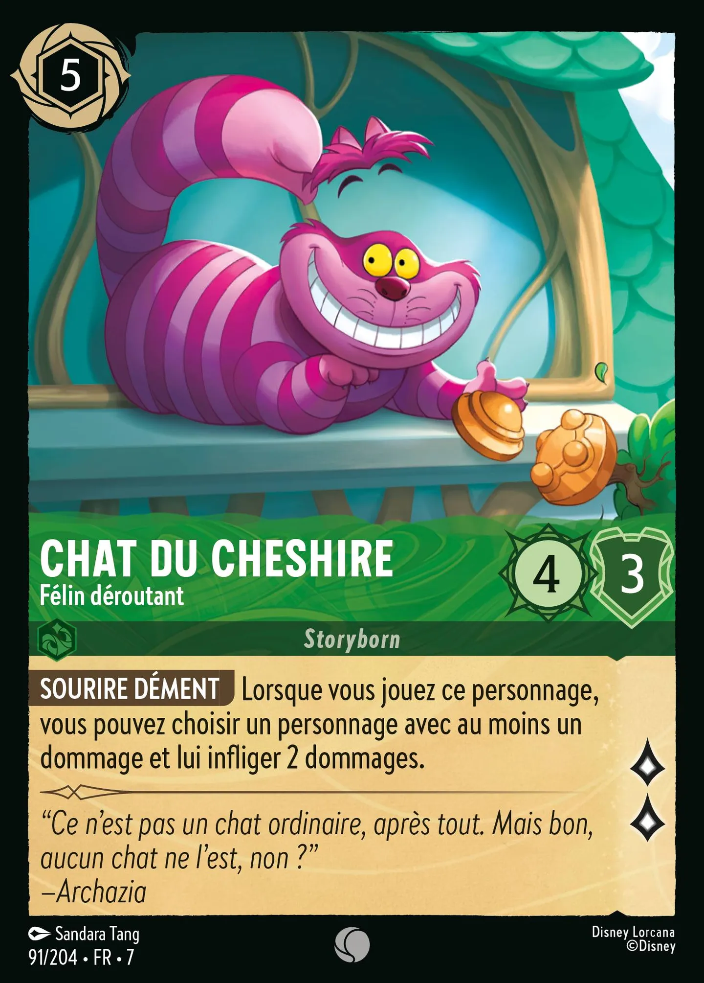 Chat du Cheshire - Félin déroutant — Archazia's Island — Lorcana