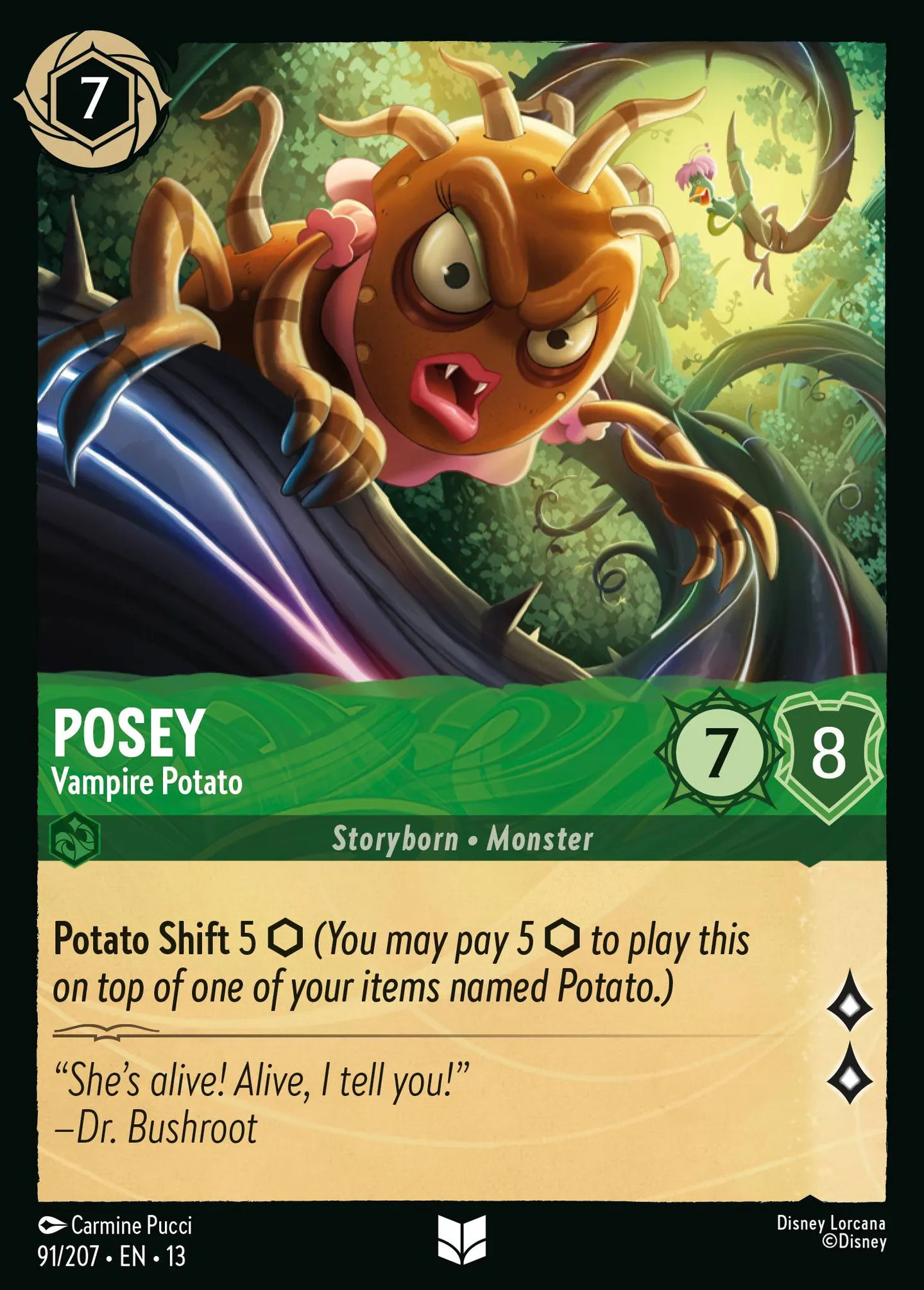 Posey - Vampire Potato — Attack of the Vine! — Lorcana