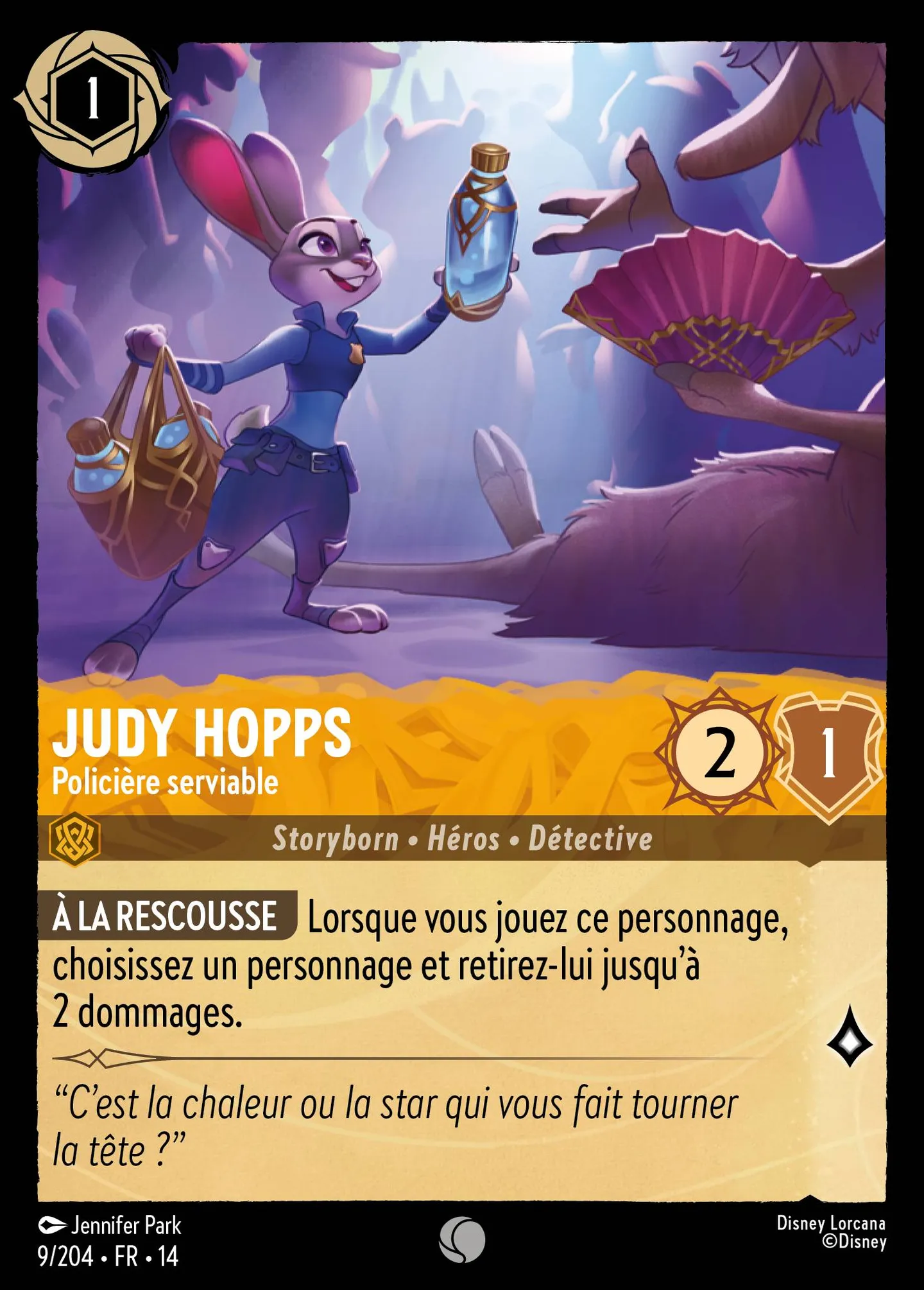 Judy Hopps - Policière serviable — Hyperia City — Lorcana