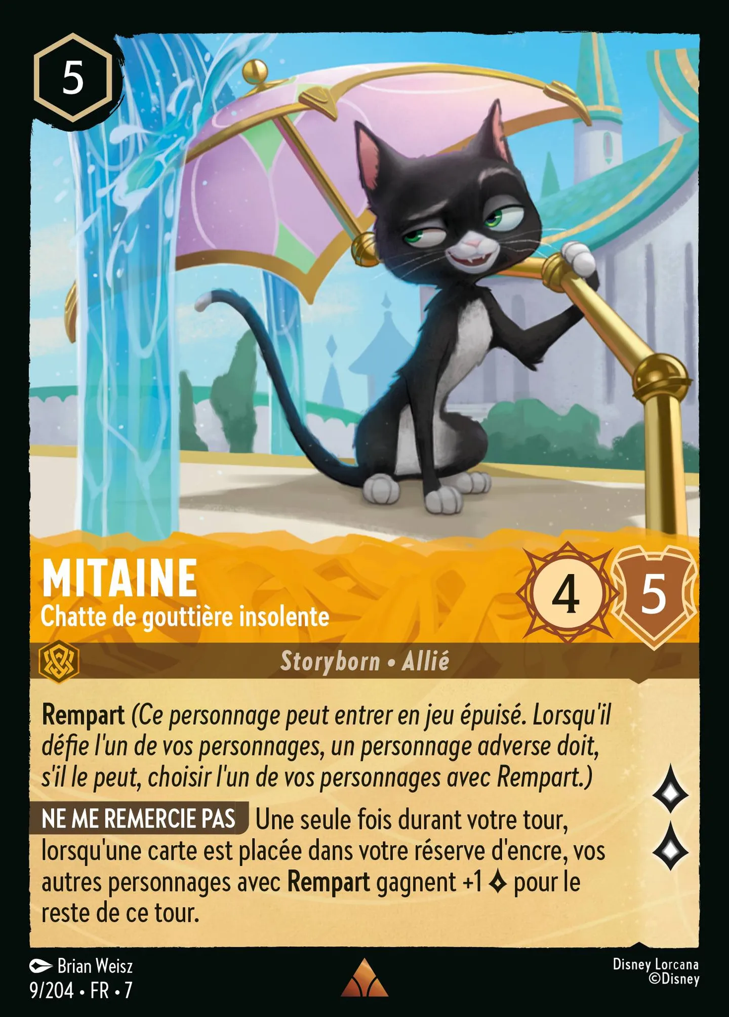 Mitaine - Chatte de gouttière insolente — Archazia's Island — Lorcana