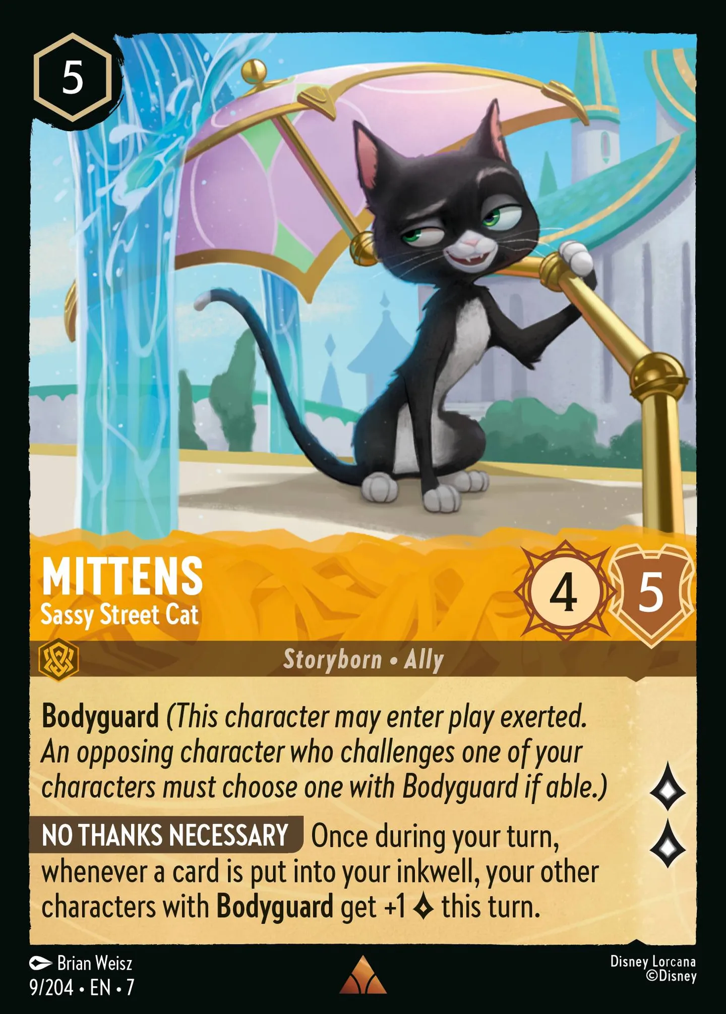 Mitaine - Chatte de gouttière insolente — Archazia's Island — Lorcana