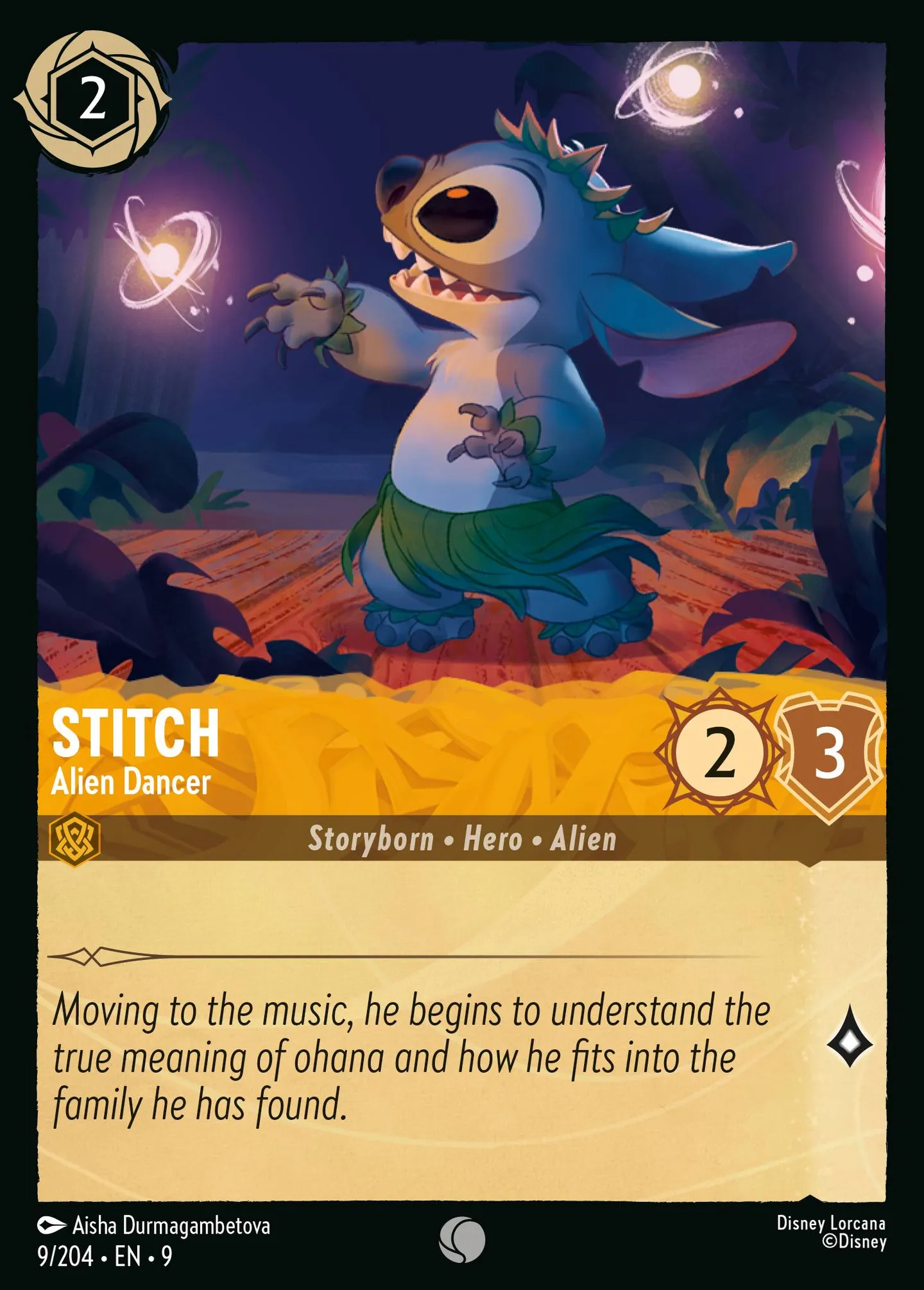 Stitch - Alien Dancer — Fabled — Lorcana