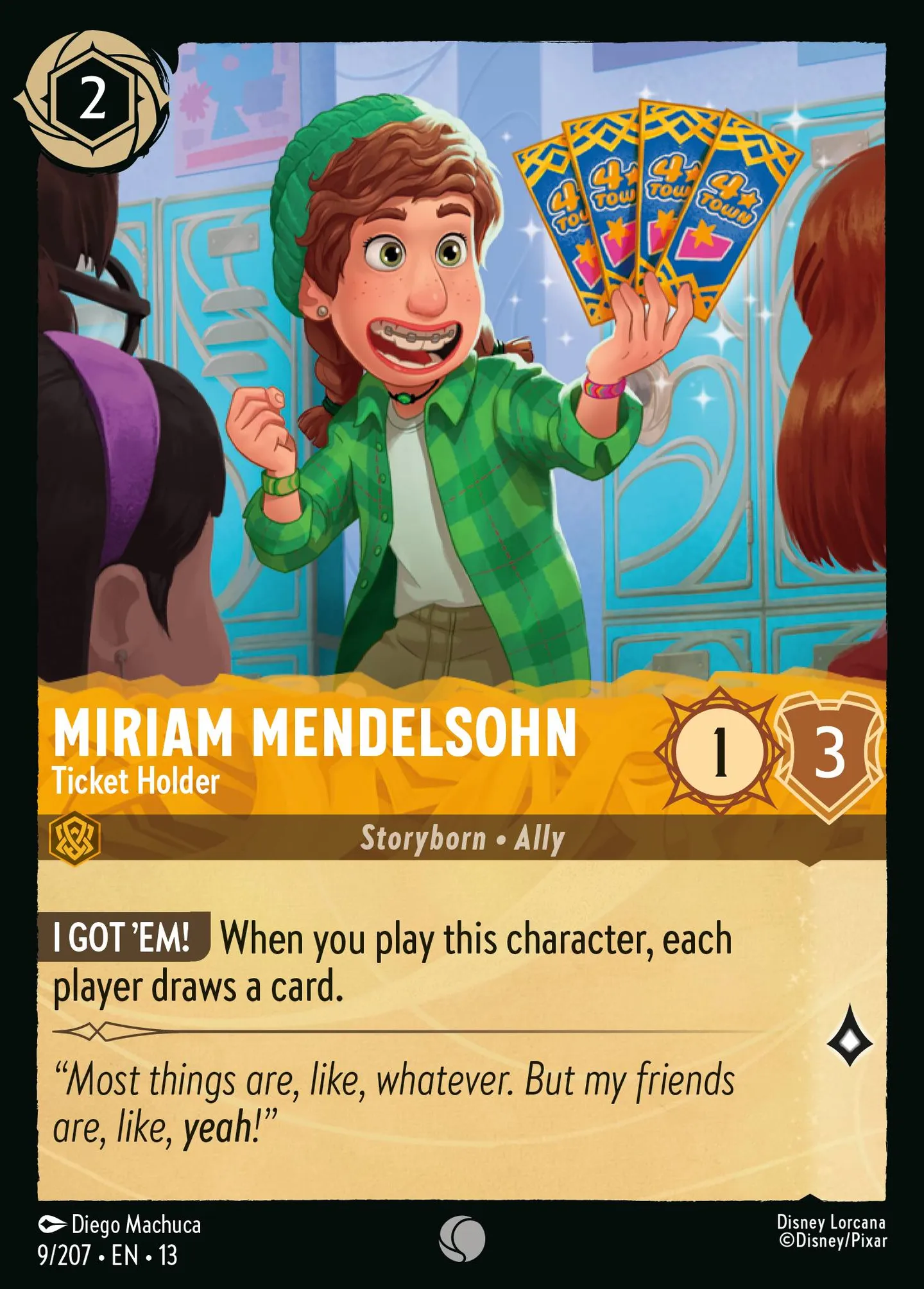 Miriam Mendelsohn - Détentrice des billets — Attack of the Vine! — Lorcana