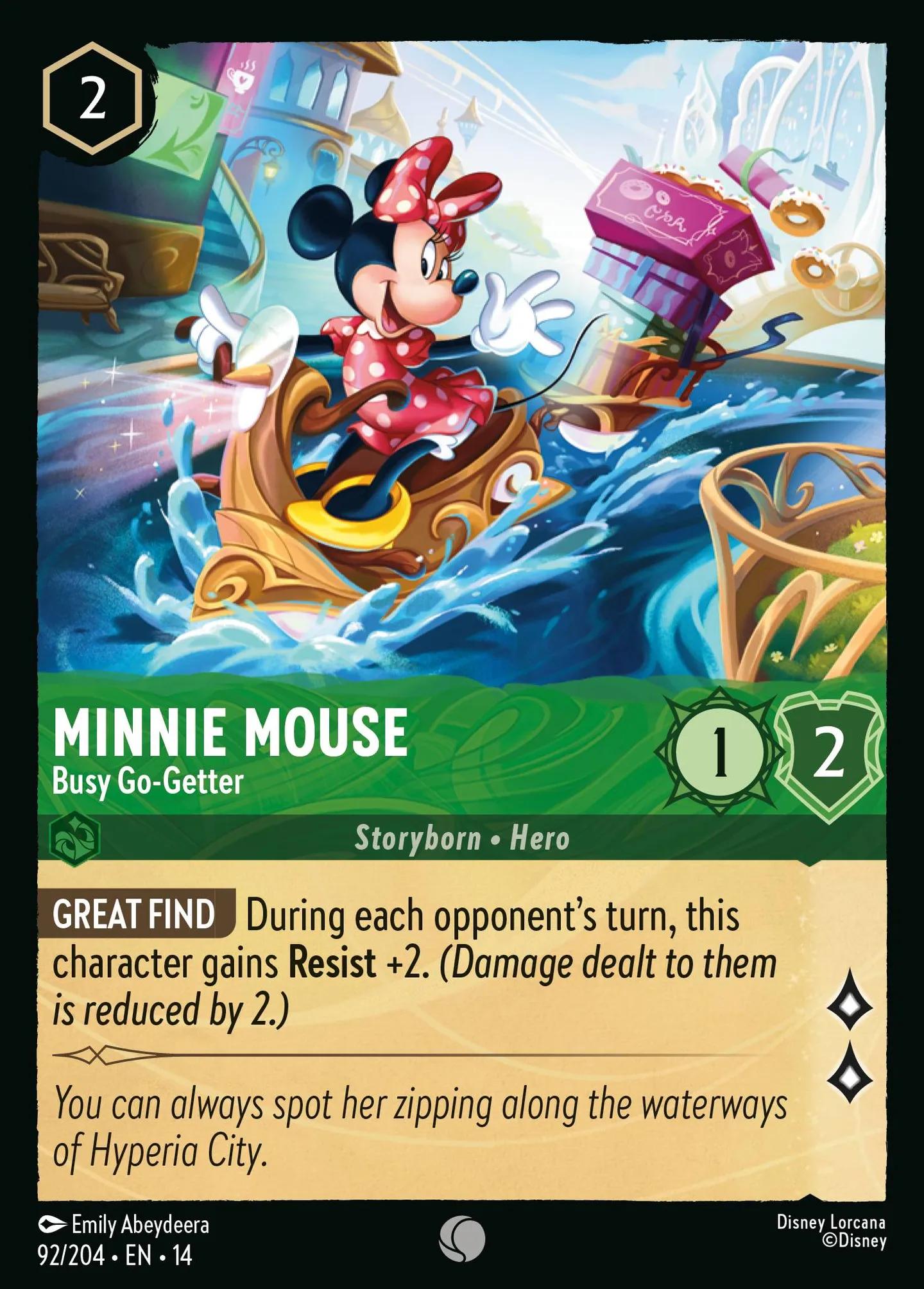 Minnie Mouse - Busy Go-Getter — Hyperia City — Lorcana