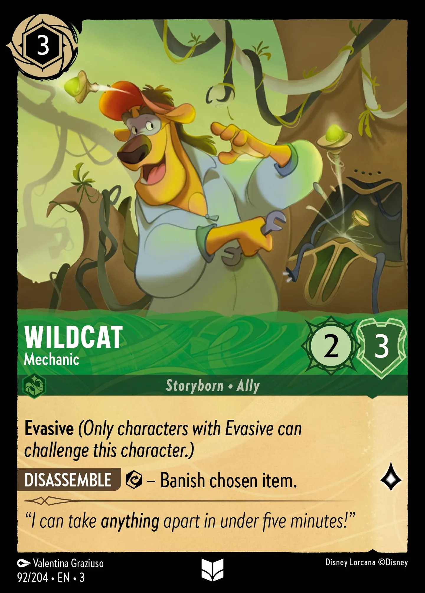 Wildcat - Mechanic — Into the Inklands — Lorcana