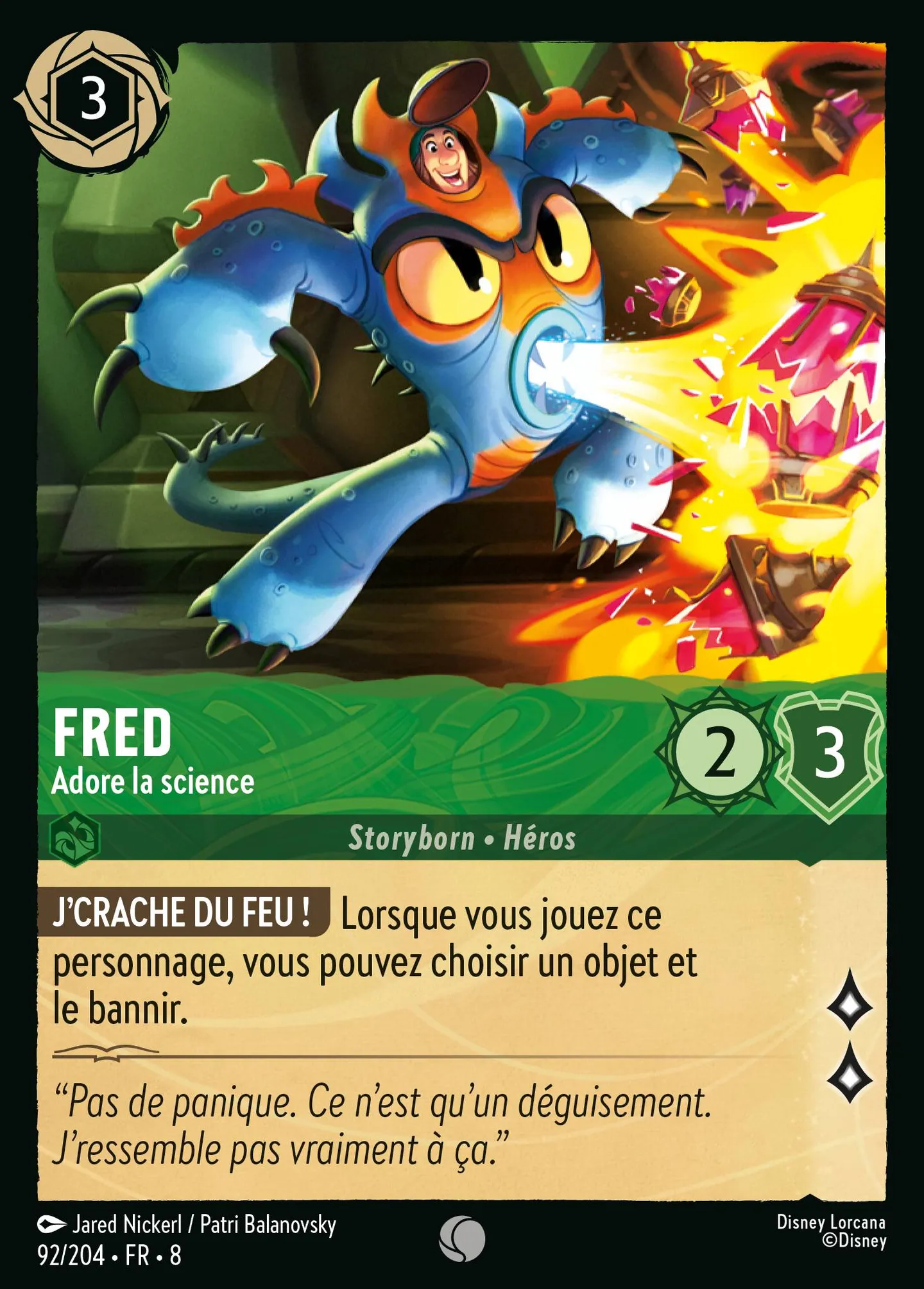 Fred - Adore la science — The Reign of Jafar — Lorcana