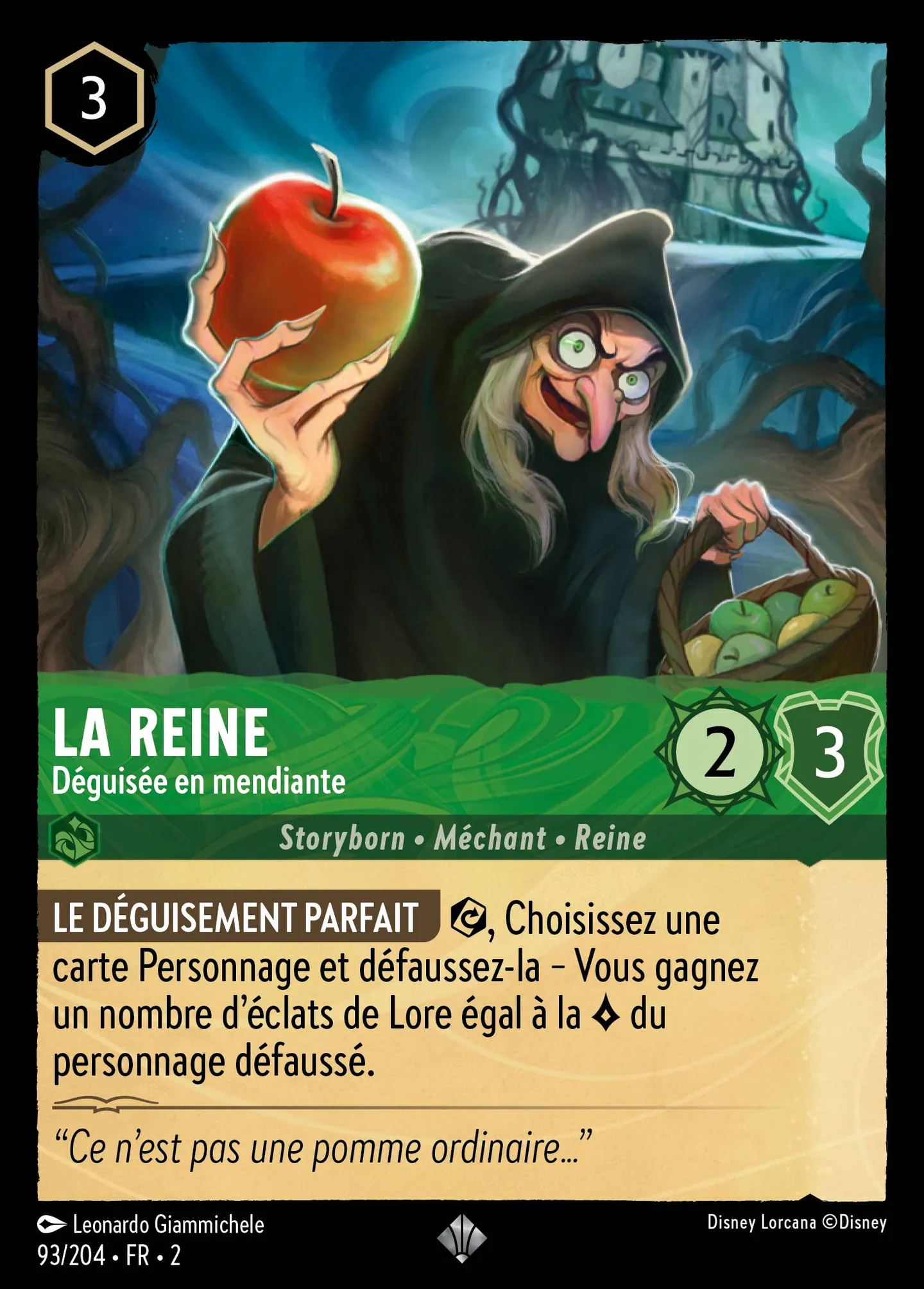 La Reine - Déguisée en mendiante — Rise of the Floodborn — Lorcana