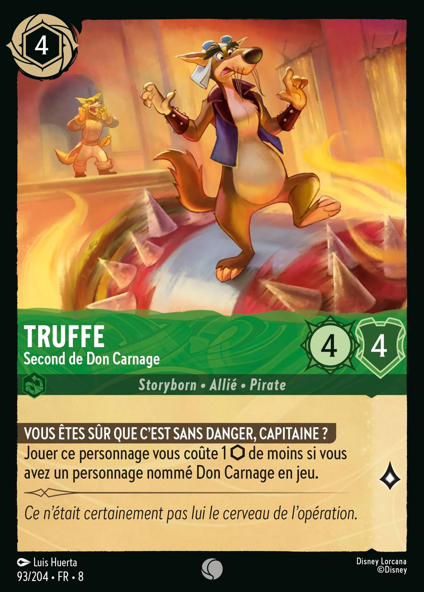 Truffe - Second de Don Carnage — The Reign of Jafar — Lorcana