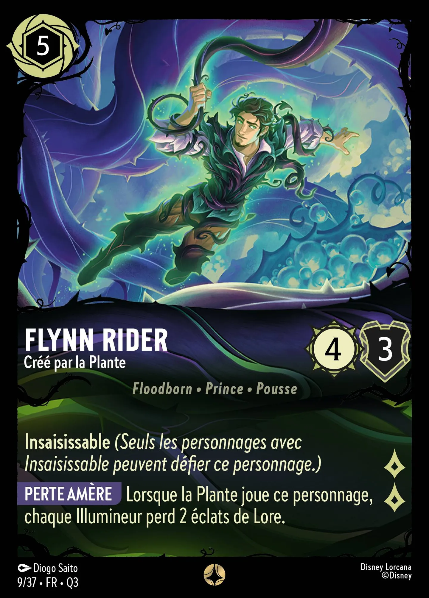 Flynn Rider - Créé par la Plante — Illumineer's Quest: The Great Hunny Rescue — Lorcana