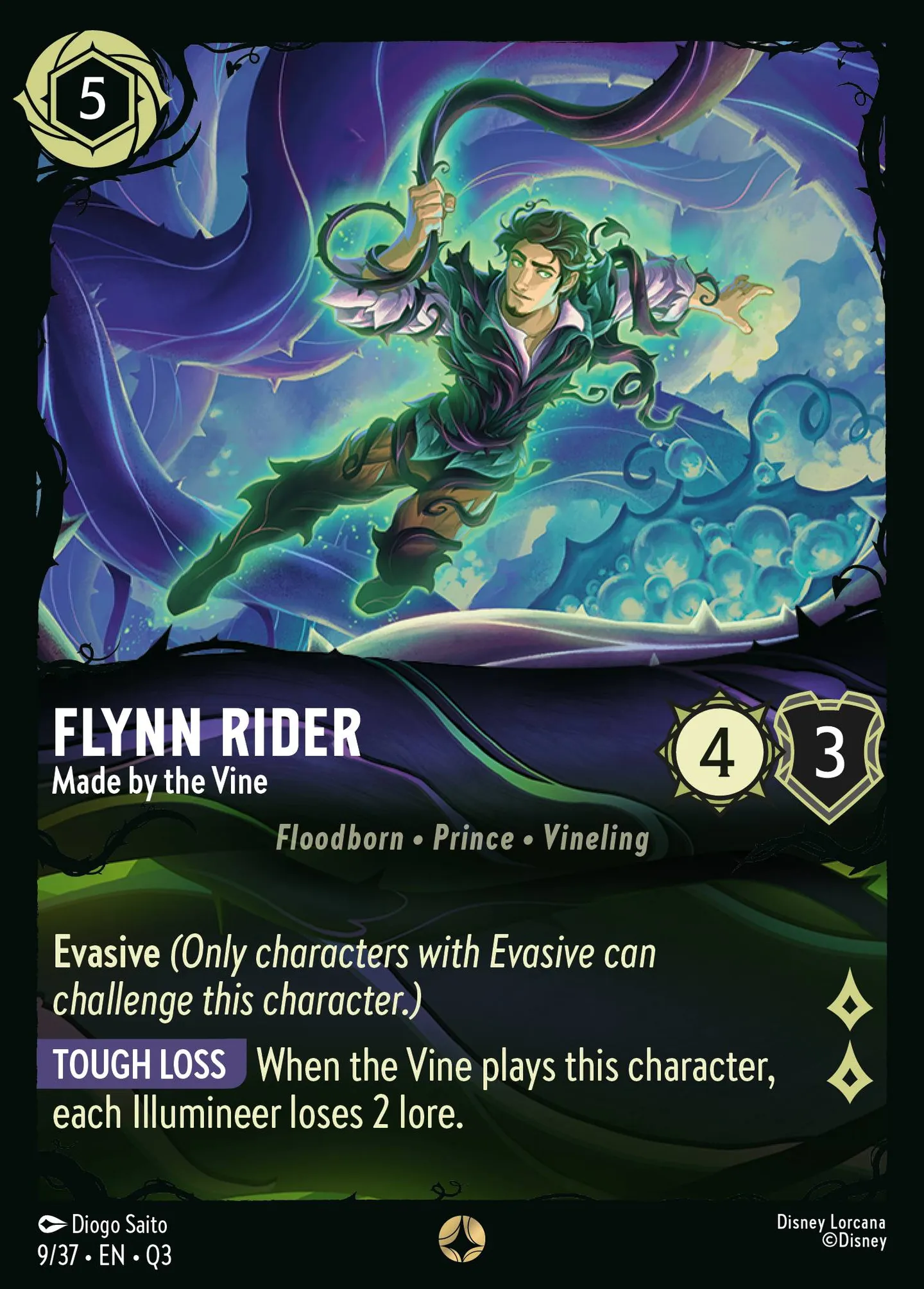 Flynn Rider - Made by the Vine — Illumineer's Quest: The Great Hunny Rescue — Lorcana