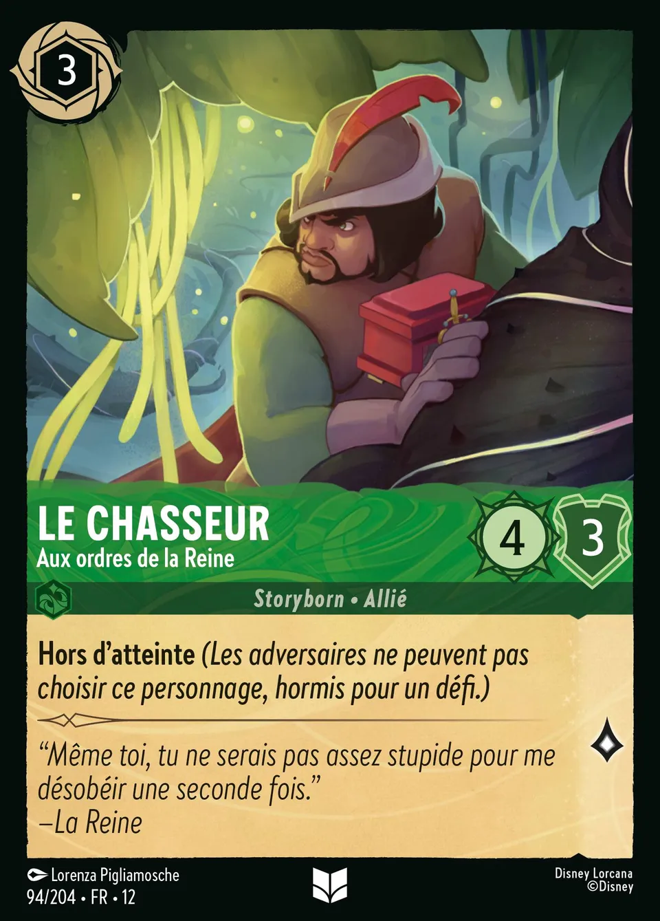 Le chasseur - Aux ordres de la Reine from Wilds Unknown - Lorcana