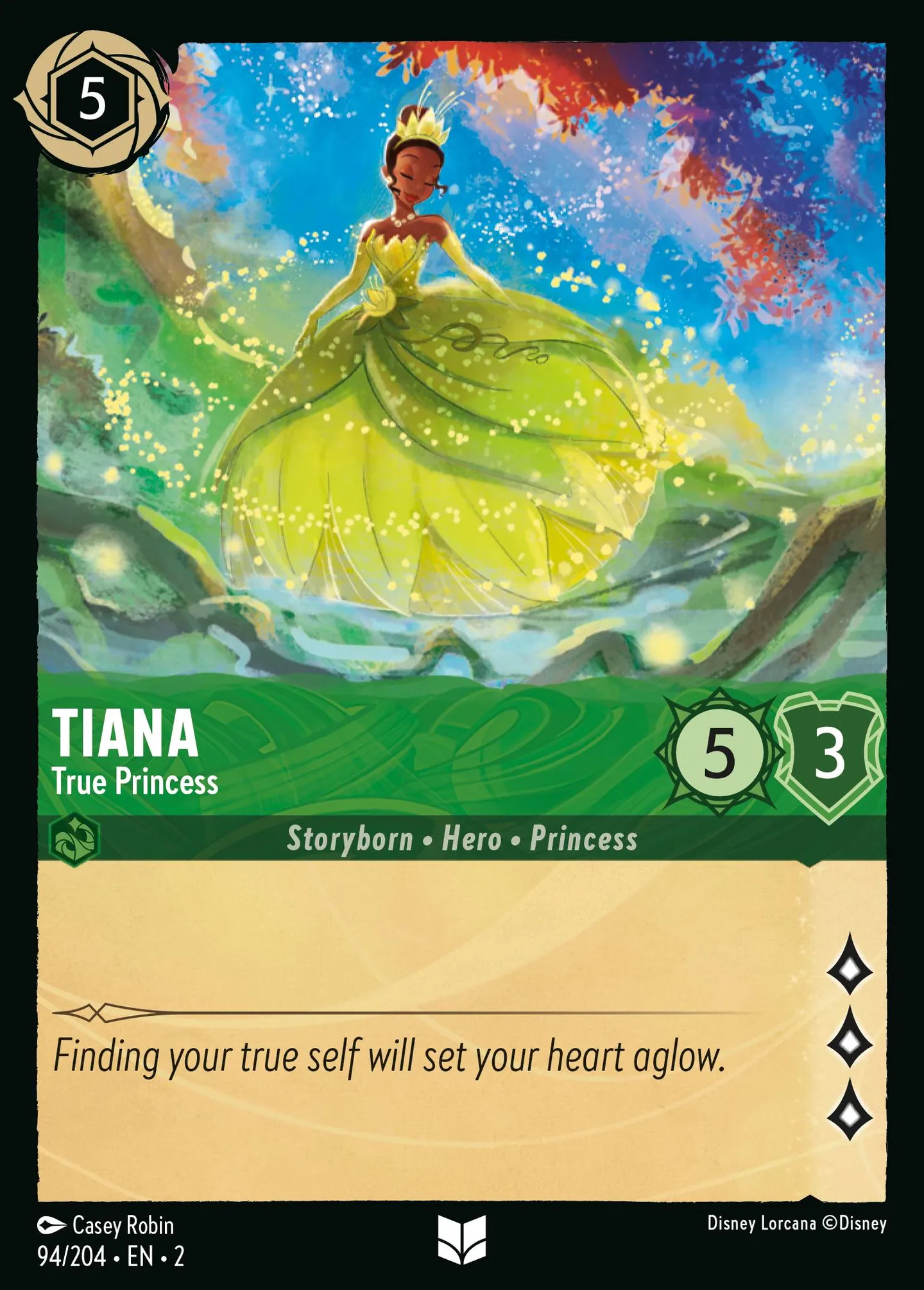 Tiana - Véritable princesse — Rise of the Floodborn — Lorcana