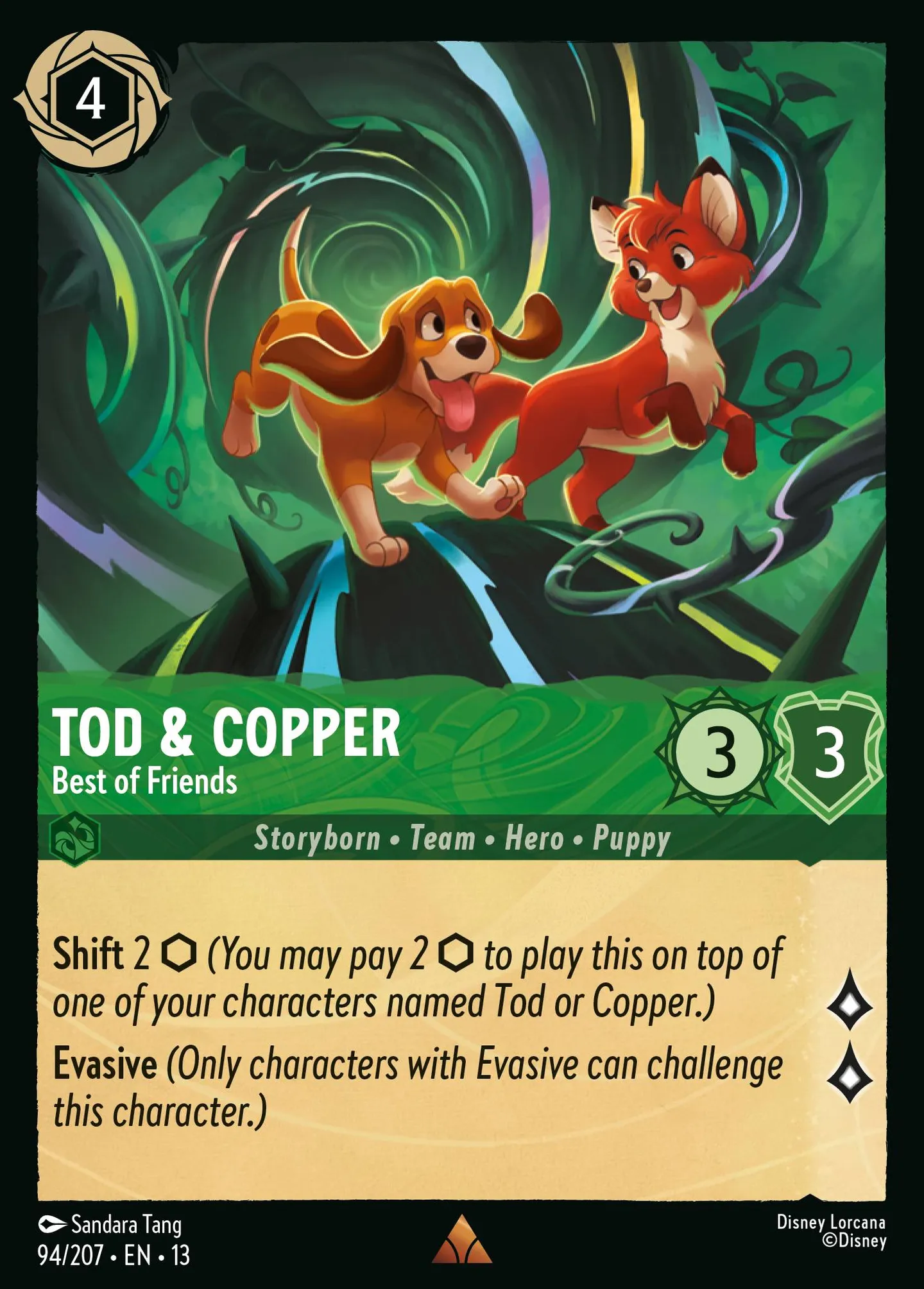 Tod & Copper - Best of Friends — Attack of the Vine! — Lorcana