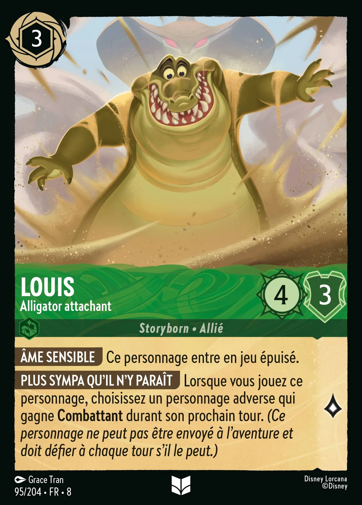 Louis - Alligator attachant — The Reign of Jafar — Lorcana